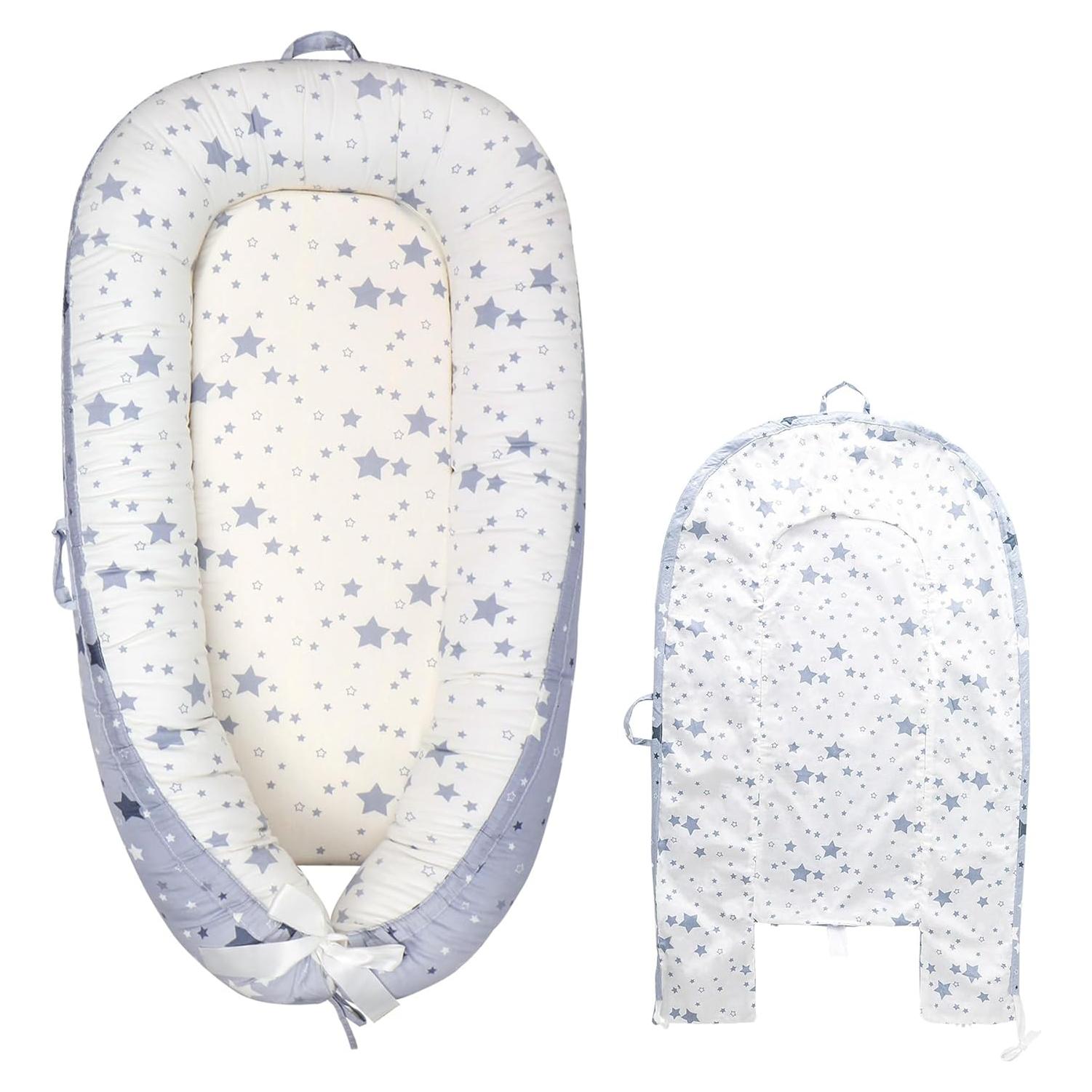 Cubierta Reemplazable para Lounger de Bebé CZCBT 80x50cm Algodón