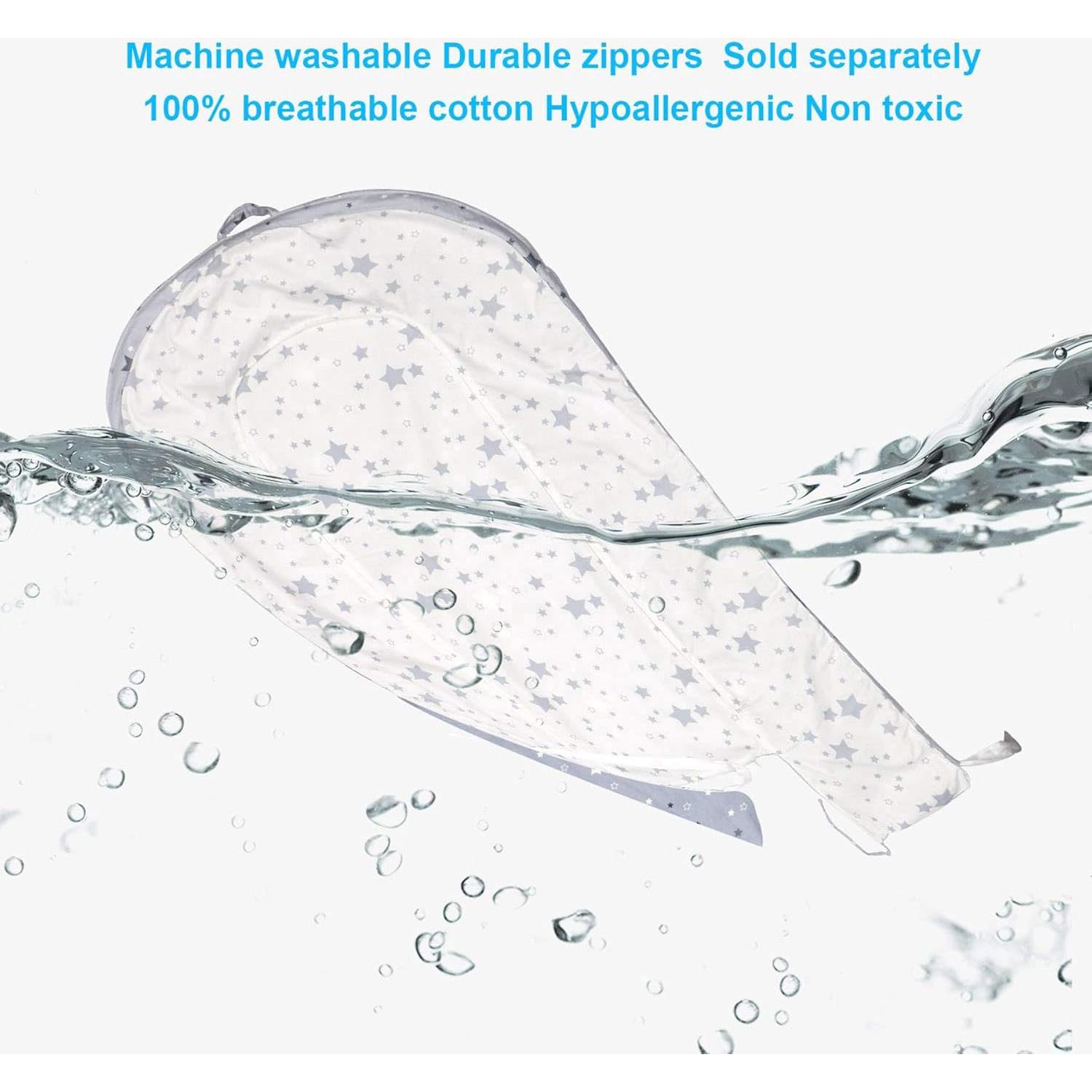 Cubierta Reemplazable para Lounger de Bebé CZCBT 80x50cm Algodón