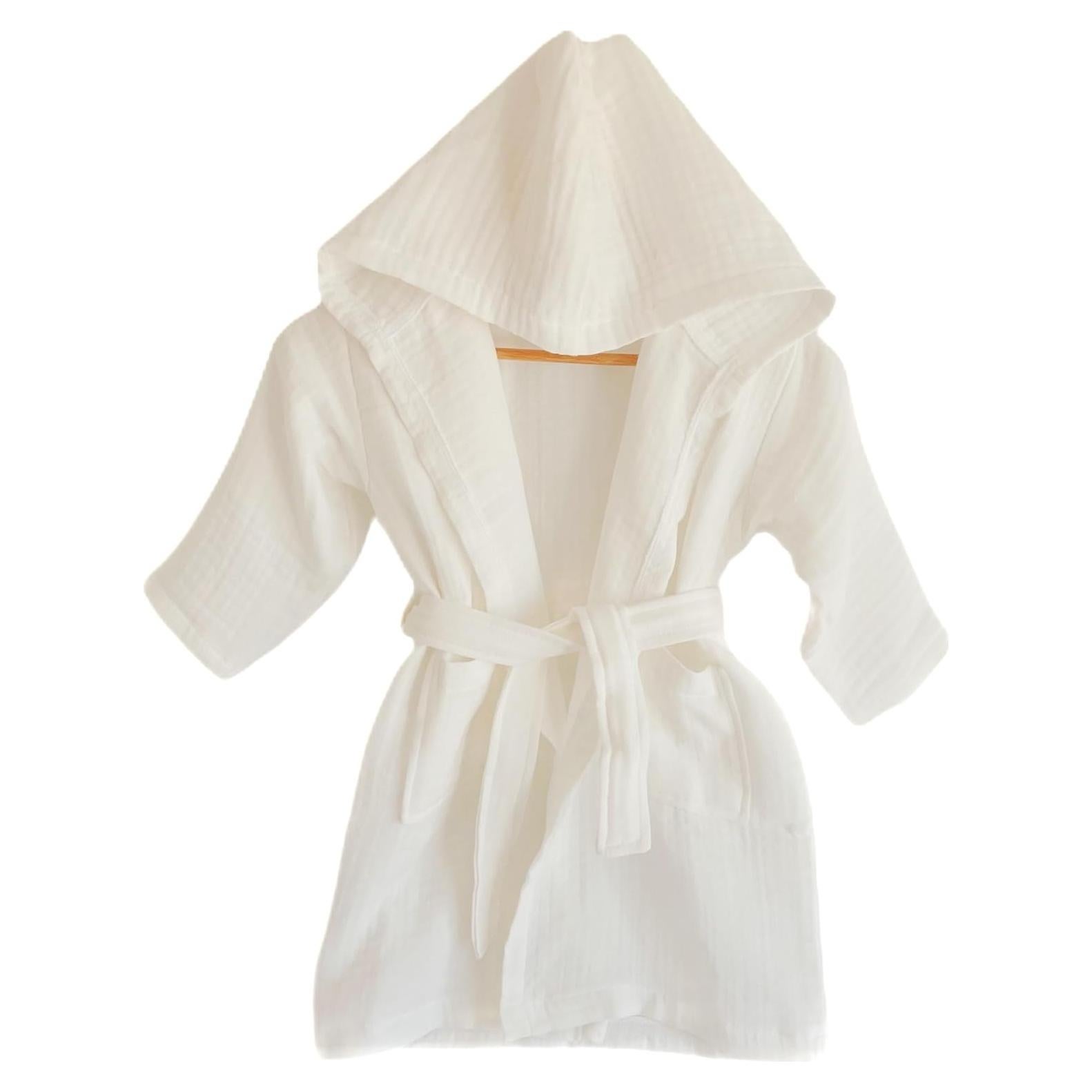 Bata de Baño Poncho D&D para Niños 100% Algodón Turco