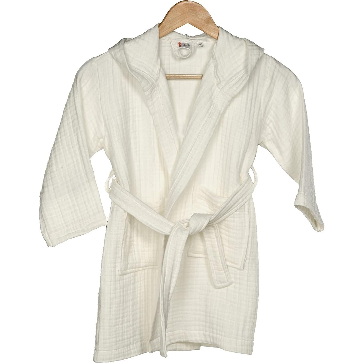 Bata de Baño Poncho D&D para Niños 100% Algodón Turco