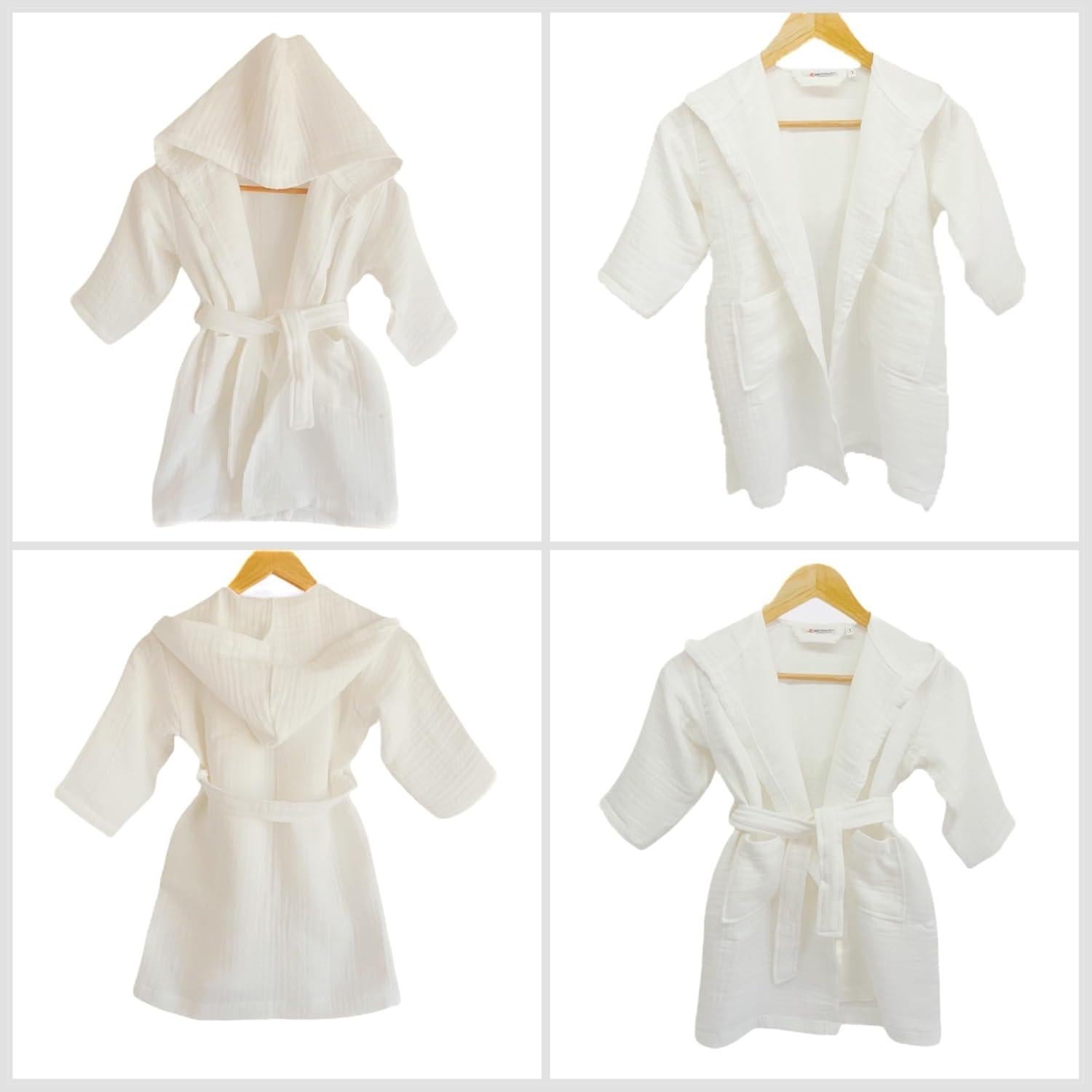 Bata de Baño Poncho D&D para Niños 100% Algodón Turco