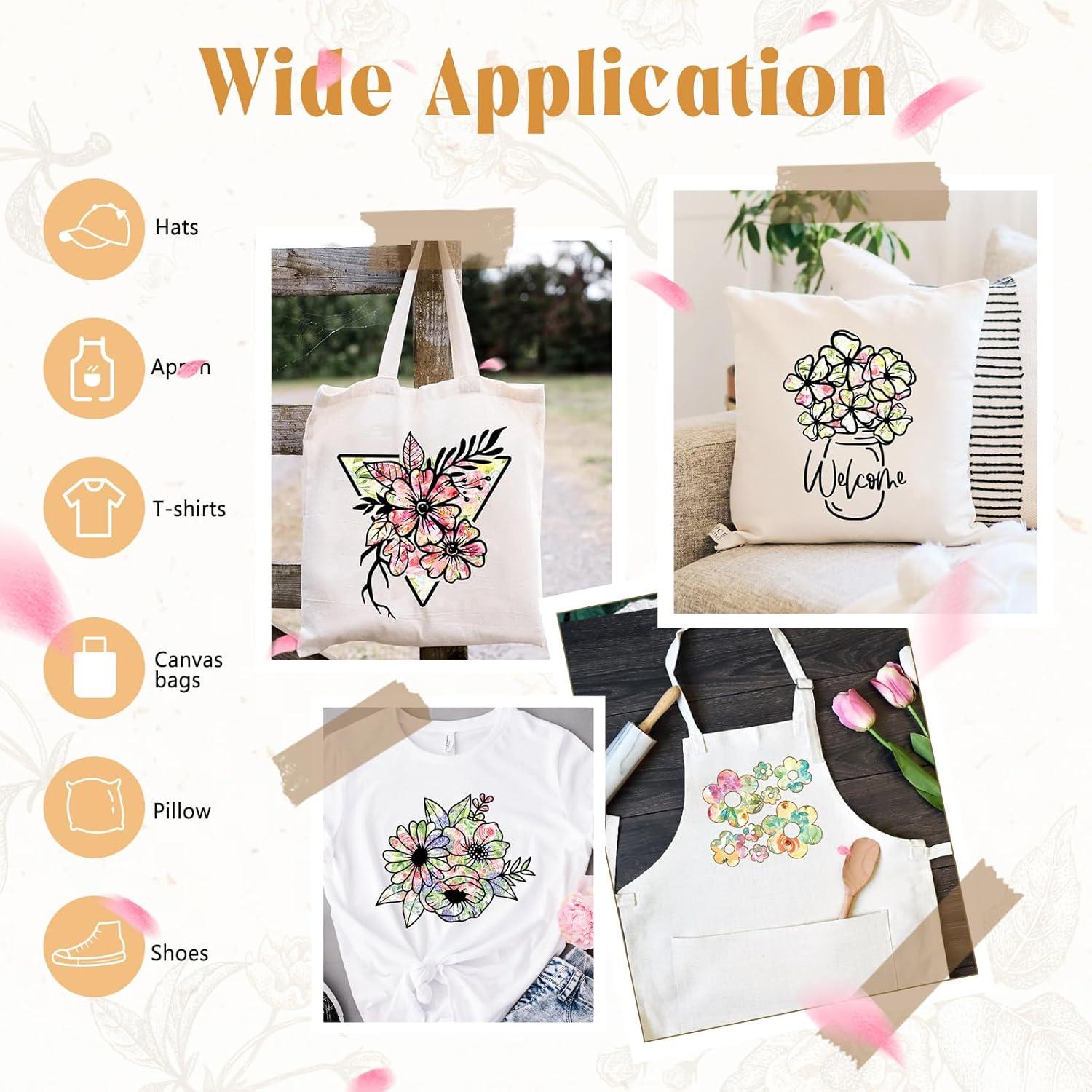 Vinilo HTV Floral 10 Hojas 30.48x25.4 cm HTVSTD