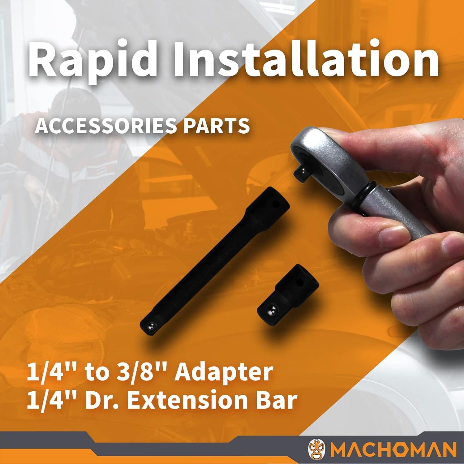 Juego de Llave de Torque Mecánico MACHOMAN TQW203 20-200 Nm