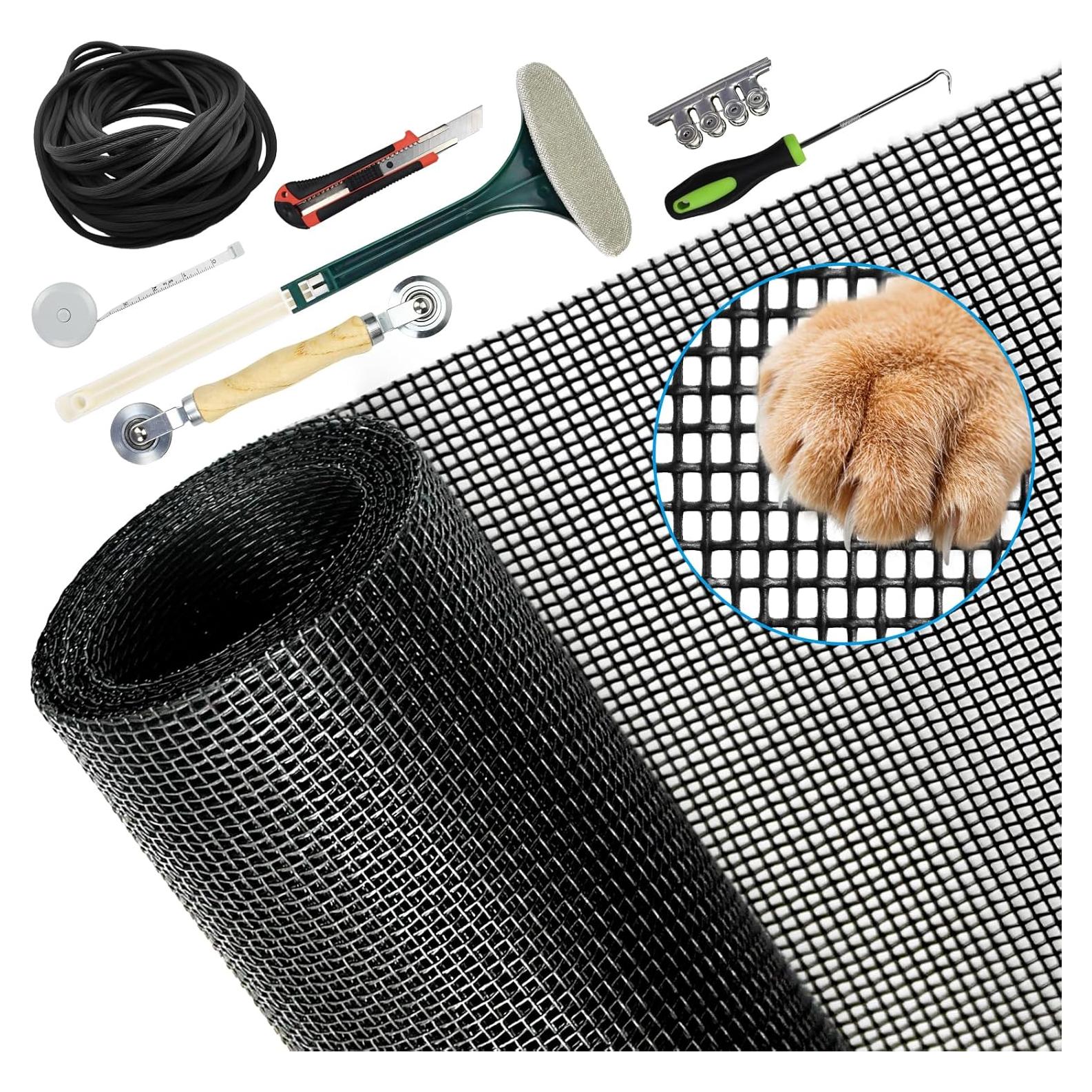 Kit de Pantalla para Mascotas Yoochee 36x100 cm Negro