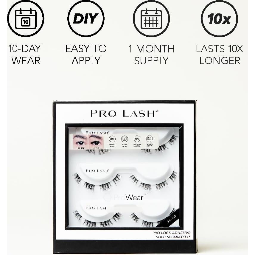 Pestañas en Racimos Pro Lash Ojo de Gato Clásico No. 8 - Negro