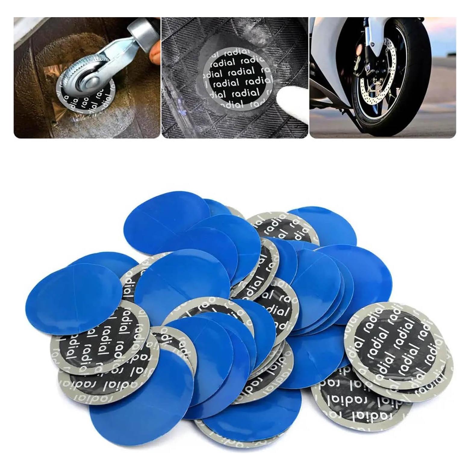 Kit de Parches de Neumáticos Z-oneMart 150 Pcs 42mm