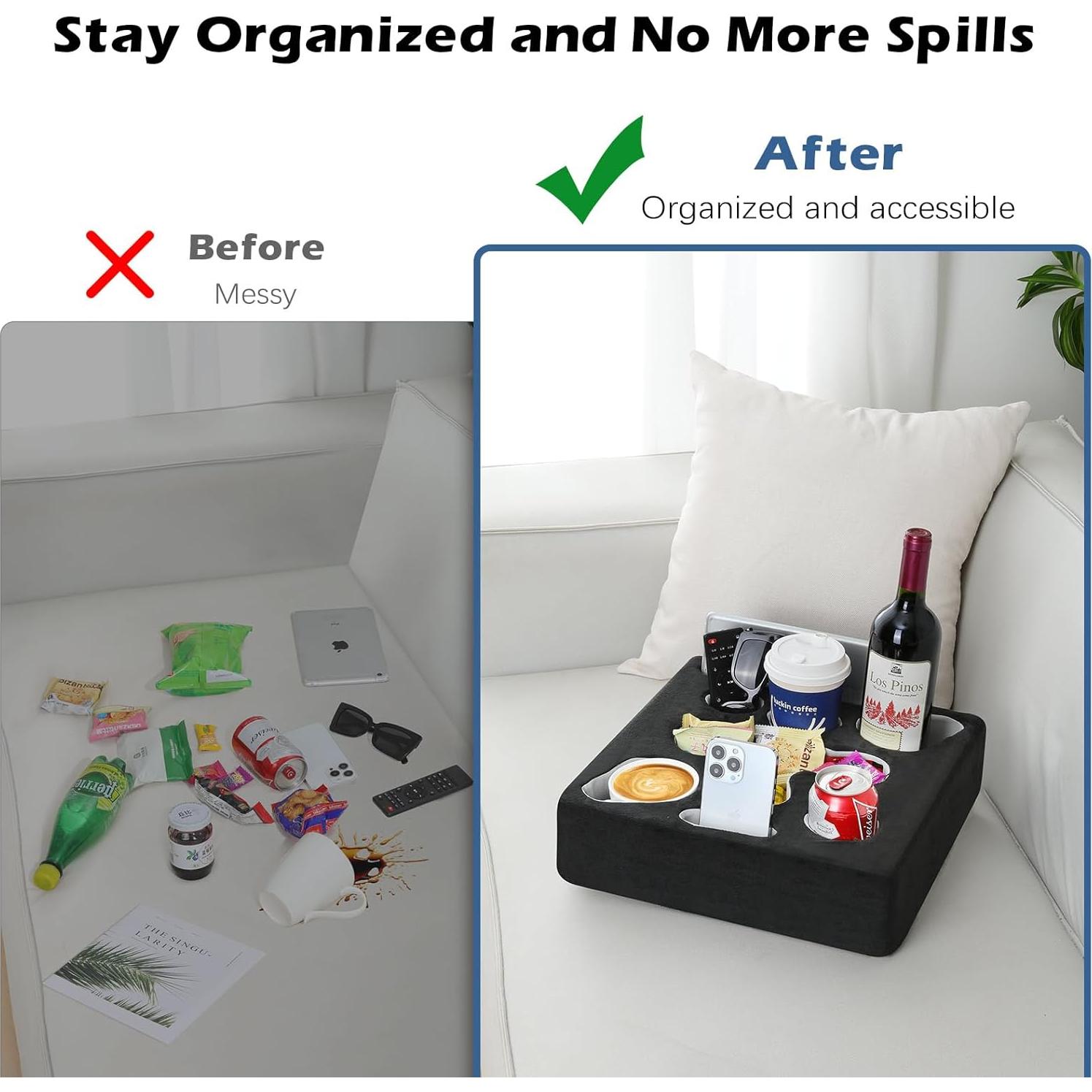 Soporte para Tazas MoKo 33cm x 33cm Organizador Sofá