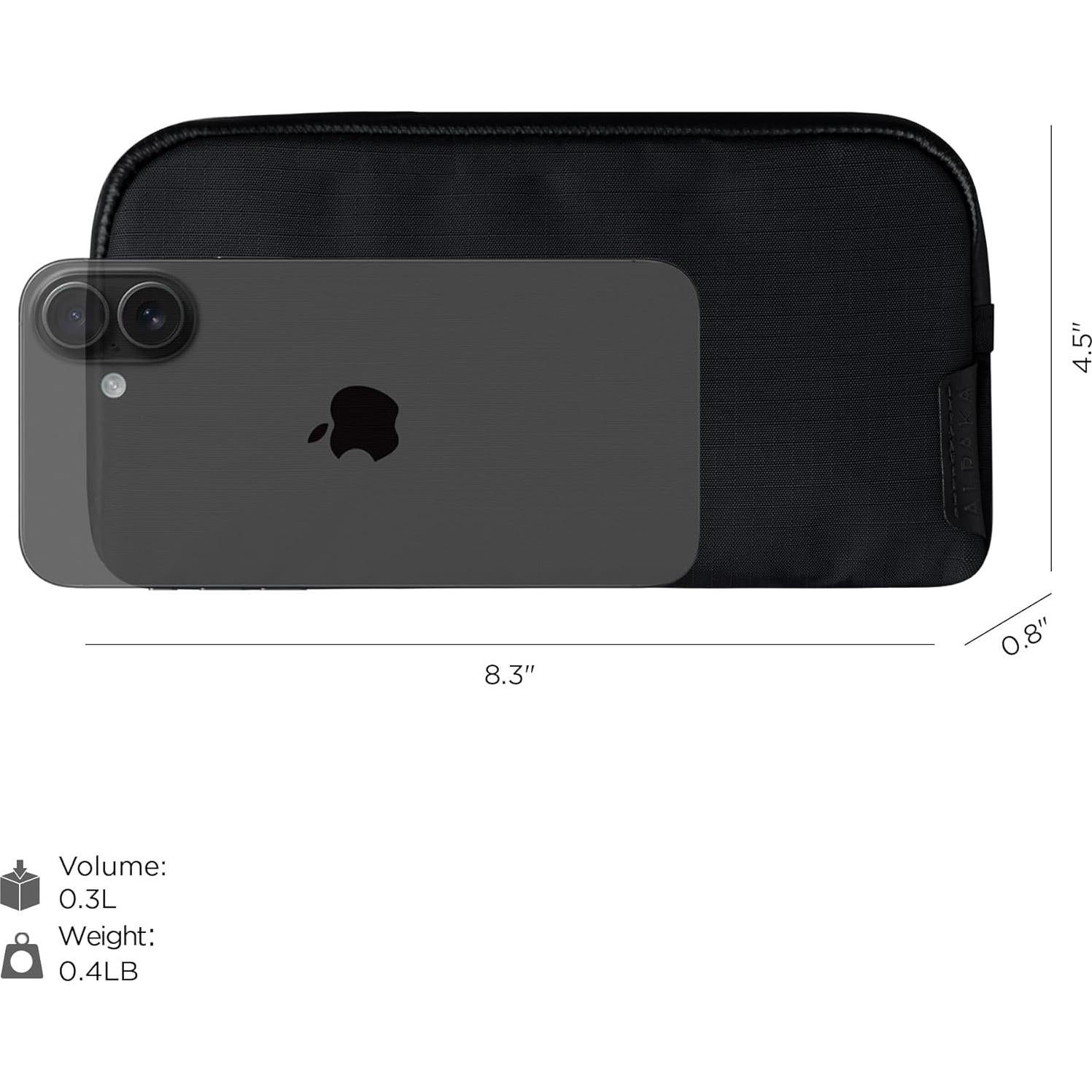 Bolsa de Viaje Compacta ALPAKA Flight Pouch 0.3L Negra