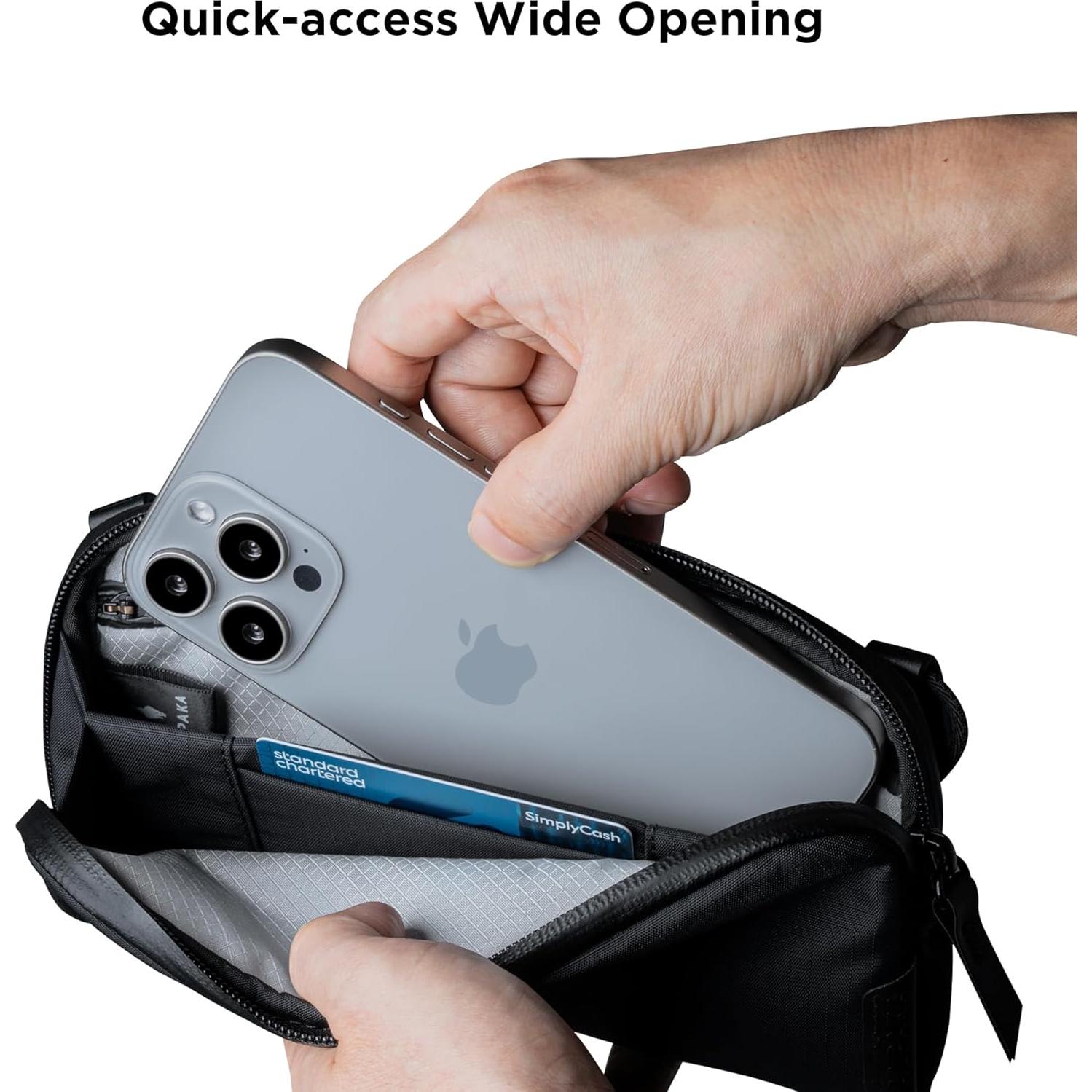 Bolsa de Viaje Compacta ALPAKA Flight Pouch 0.3L Negra