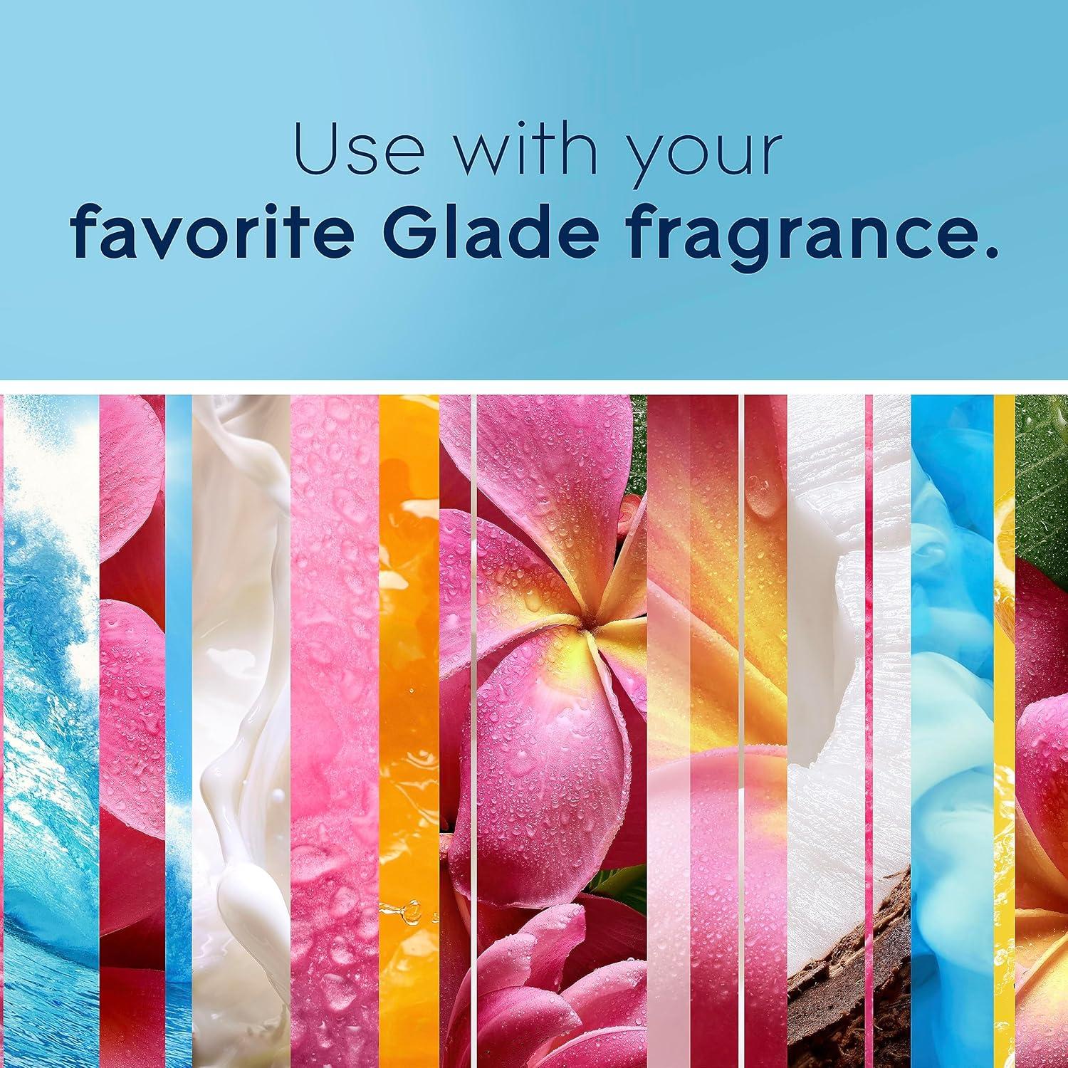 Glade PlugIns Air Freshener Warmer, Scented and Essential Oils for Home and Bathroom, Up to 50 Days on Low Setting