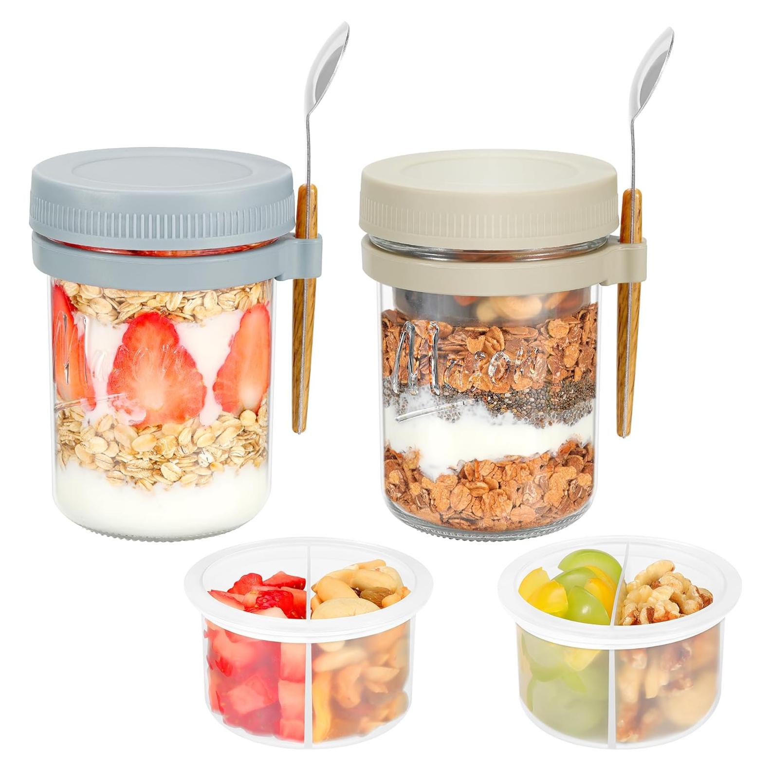 Paquete de 2 Tarros de Vidrio Herméticos 16 oz Xyptorix