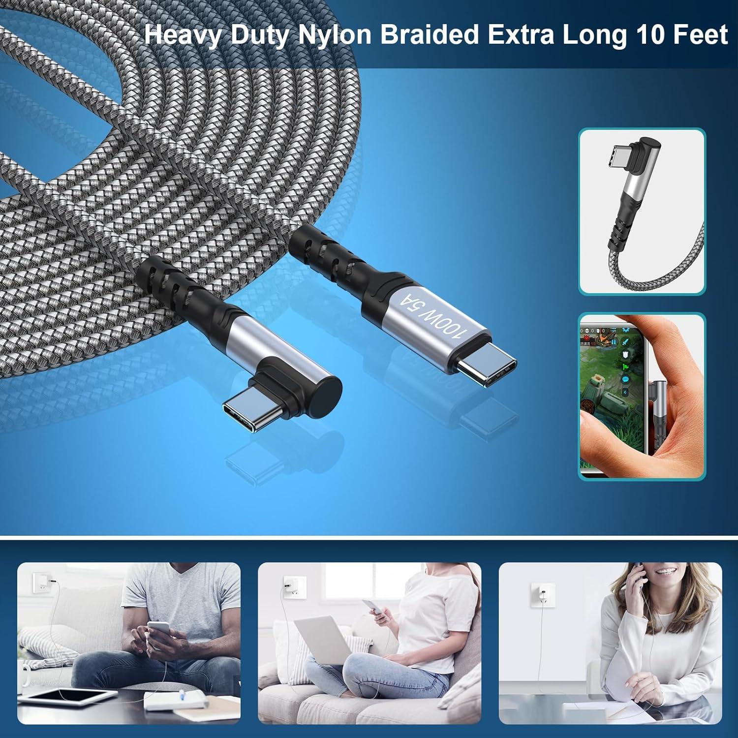 Cargador Rápido USB C 45W + Cable 10FT Blanco - Samsung