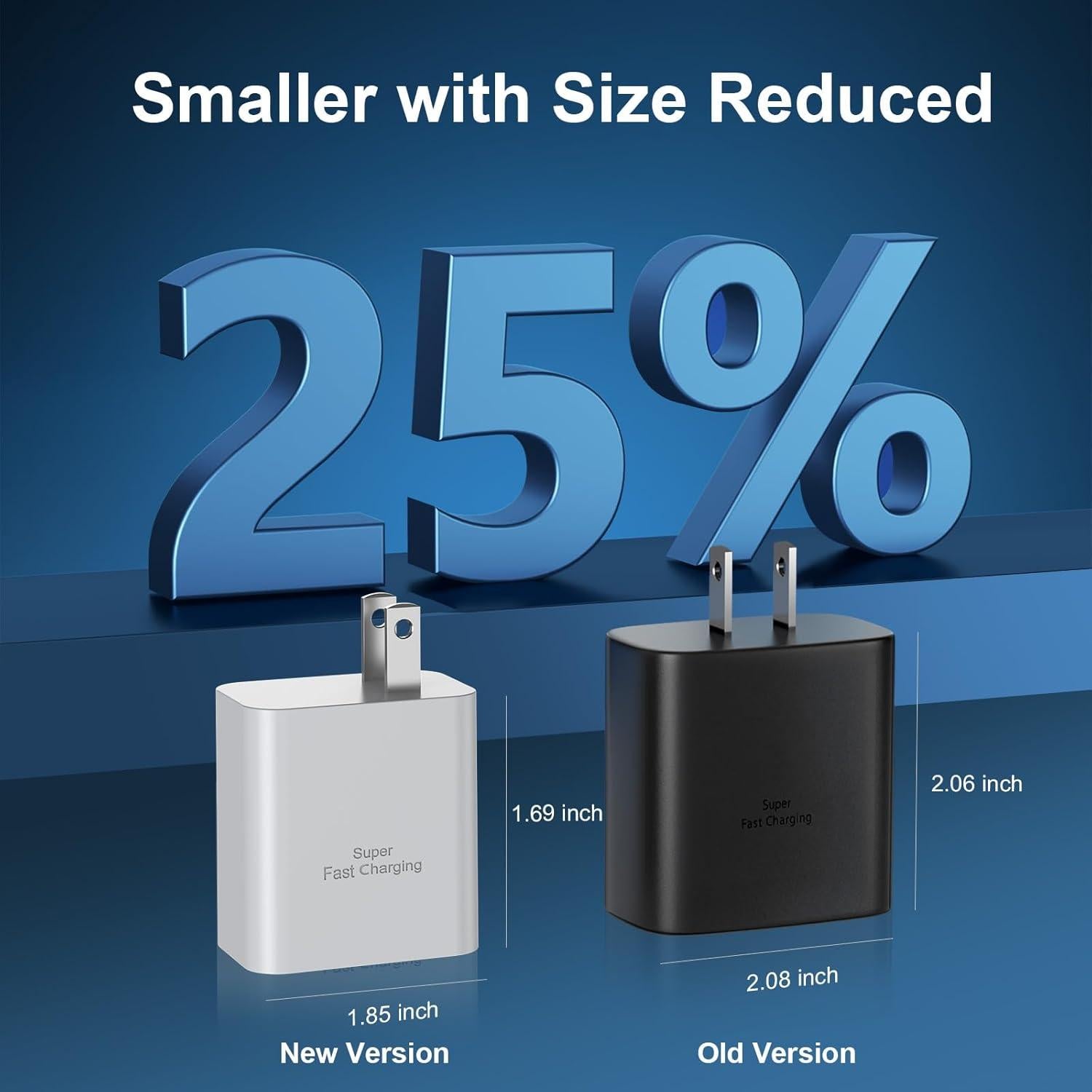 Cargador Rápido USB C 45W + Cable 10FT Blanco - Samsung