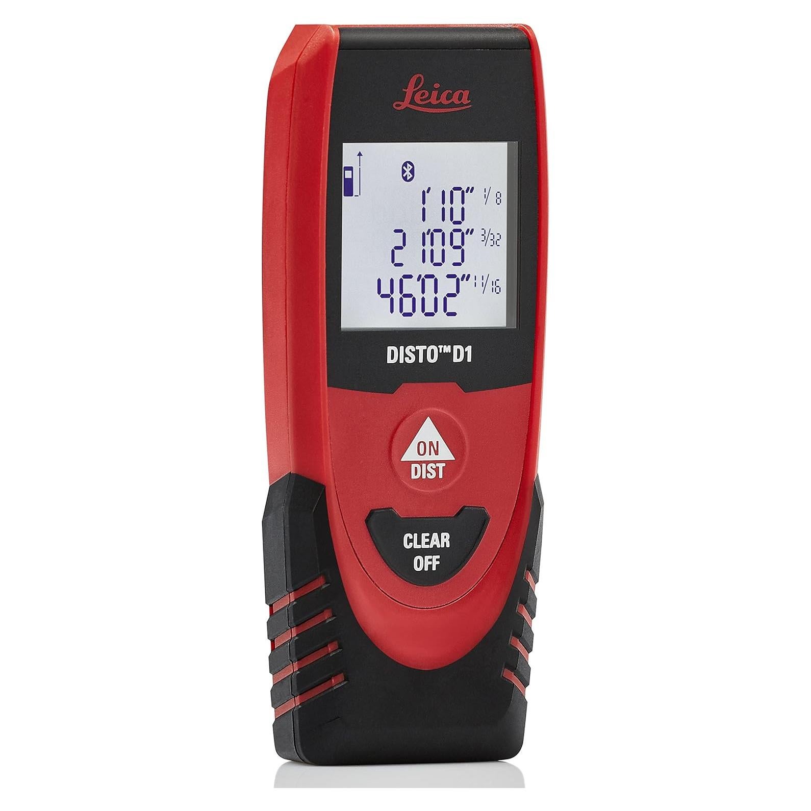 Leica DISTO D1 Medidor Láser 36.58m Bluetooth Rojo
