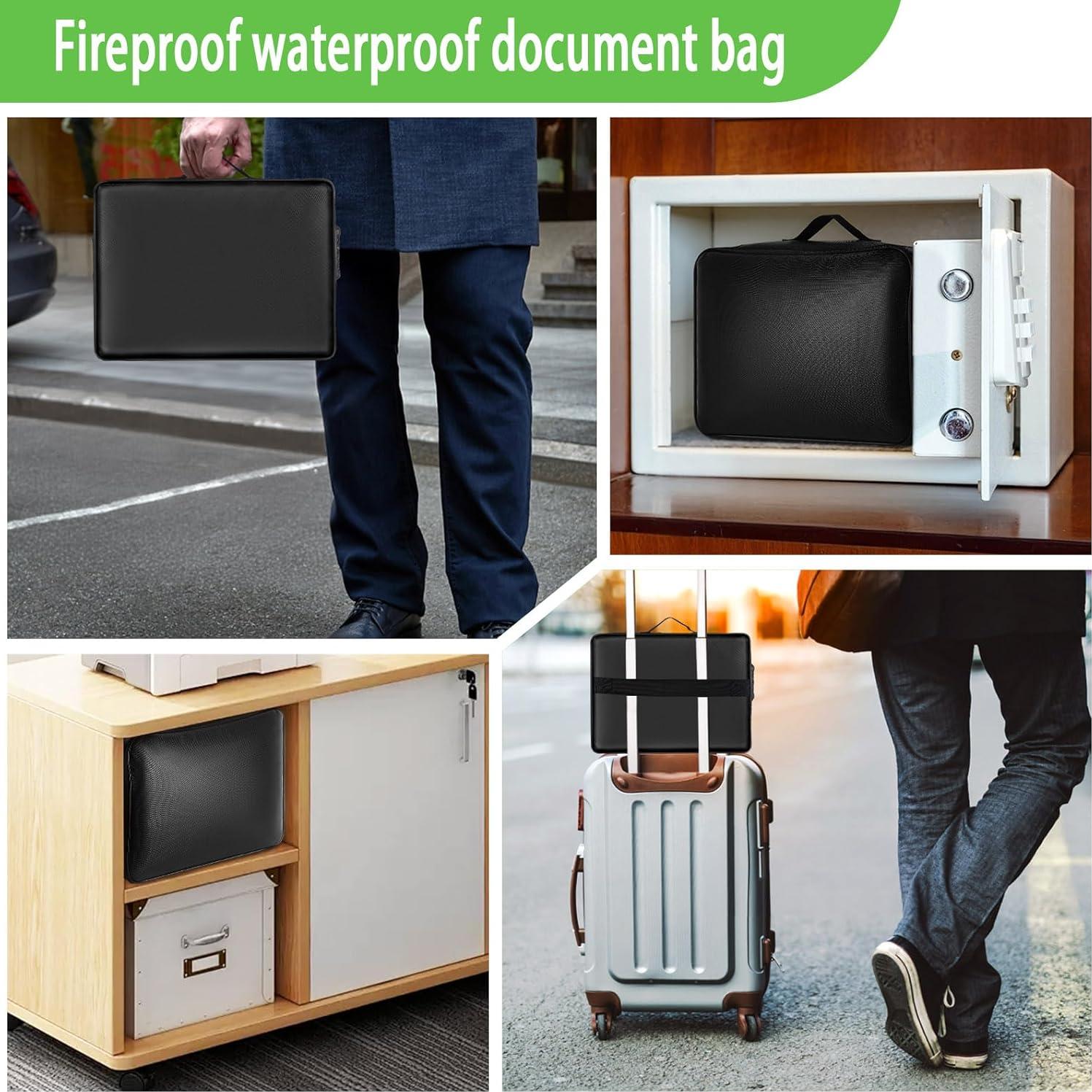 Bolsa de Documentos a Prueba de Fuego GDHSWJ 38x28cm Impermeable