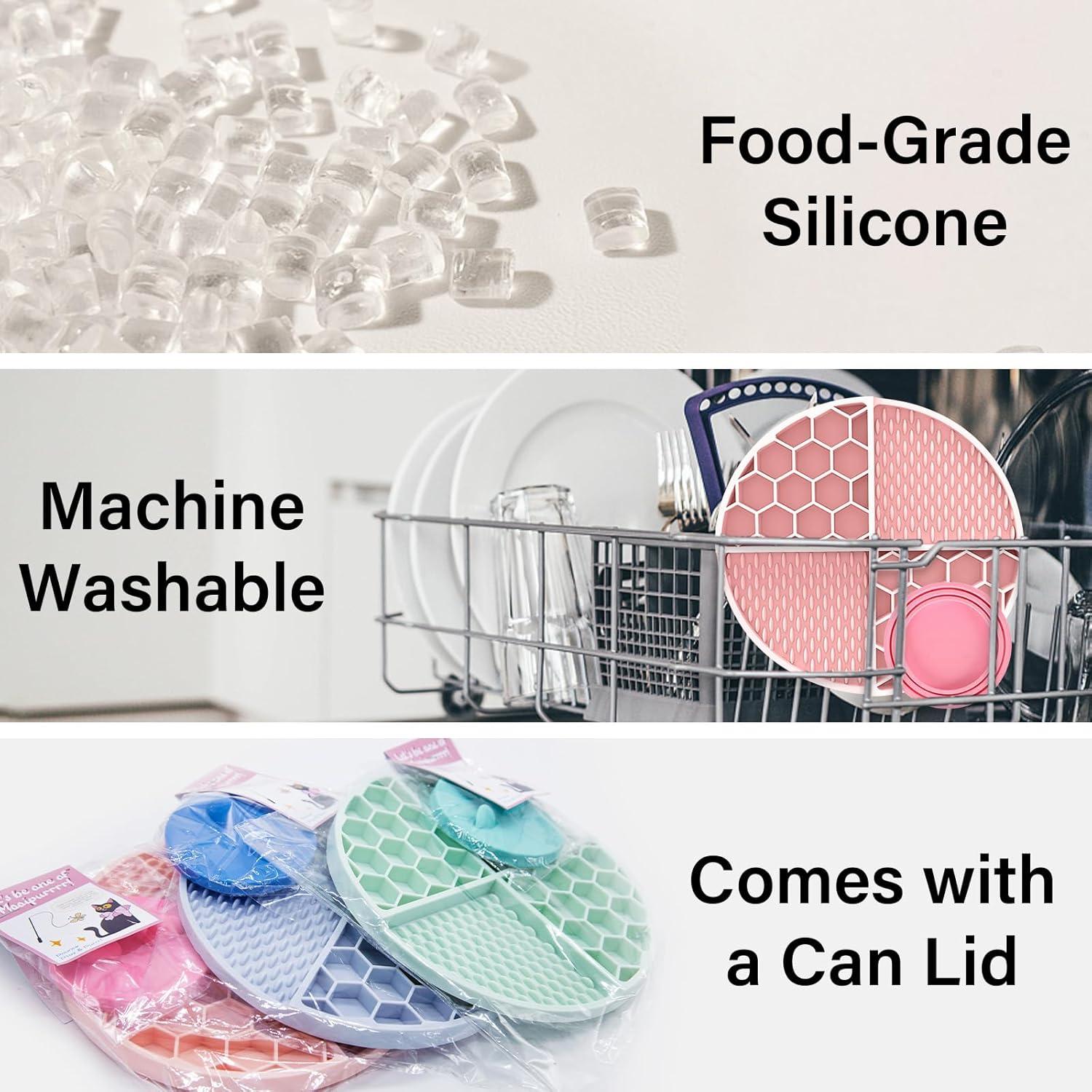 Alfombrilla de Lamer para Perros y Gatos Mooipur Verde Menta