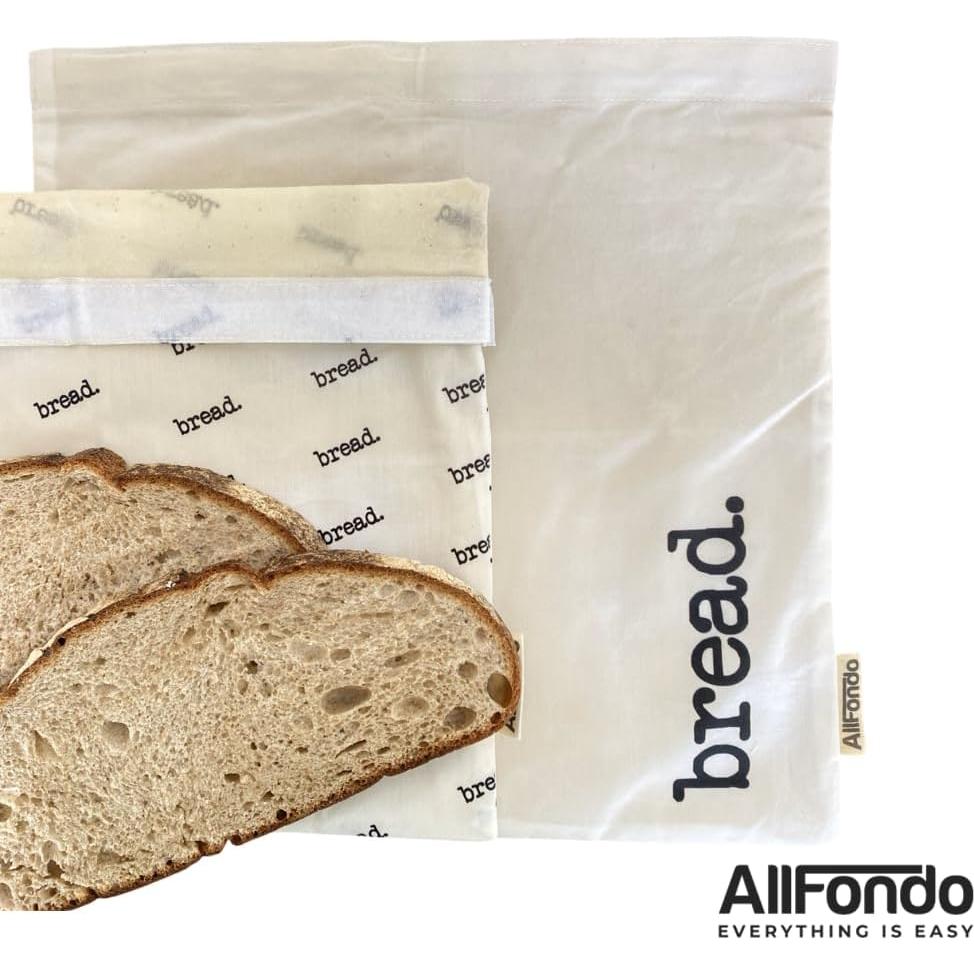 Bolsas de Pan de Cera de Abeja Reutilizables ALLFONDO - 2 Piezas