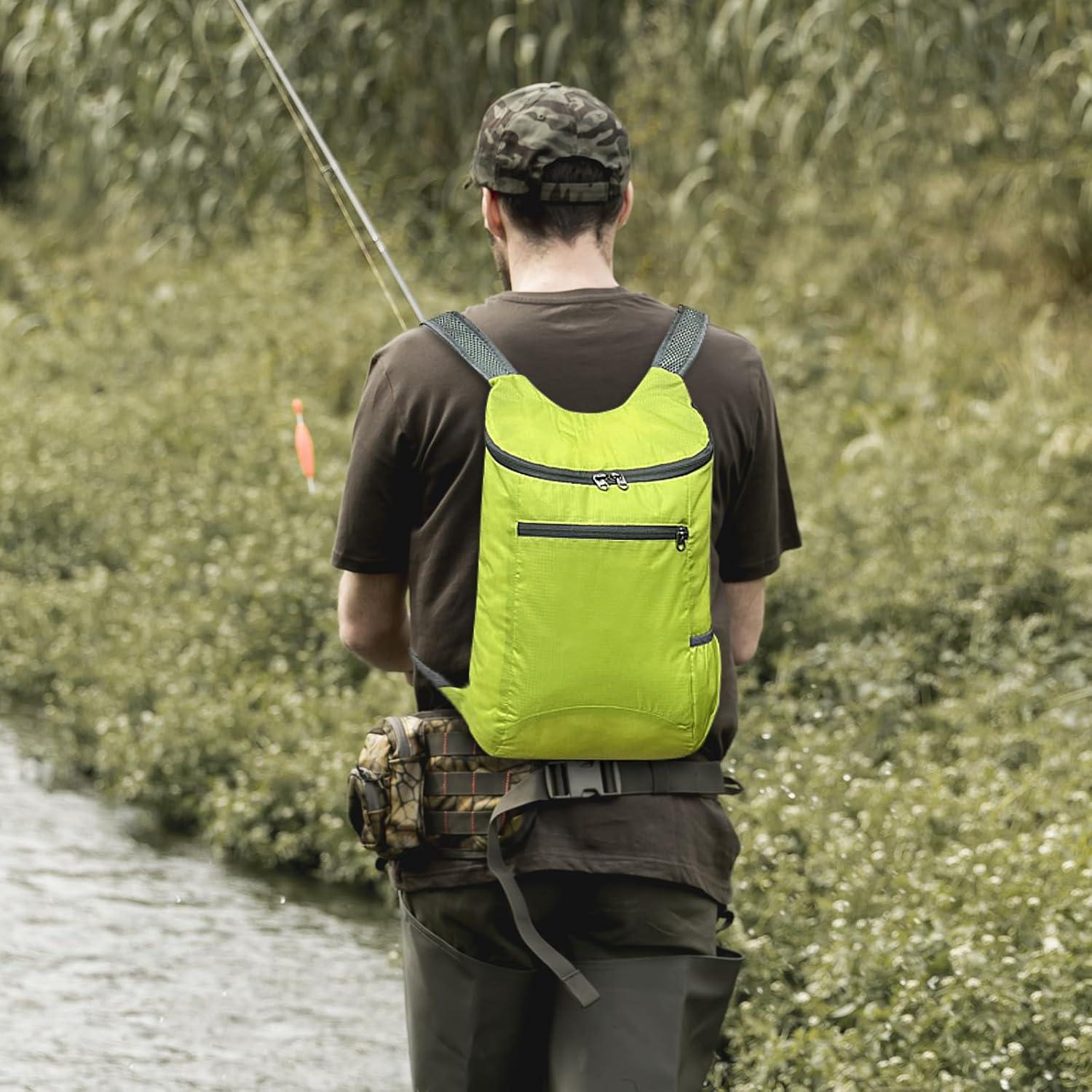 Mochila de Senderismo Plegable Repelente al Agua 40.6x25.4cm