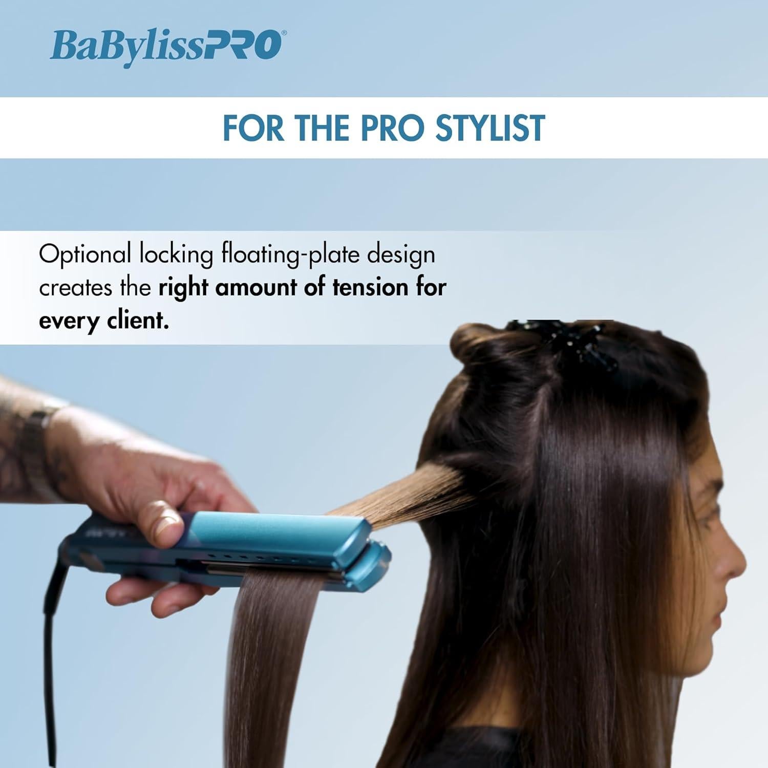 Plancha de Pelo Iónica BaBylissPRO BNT9091TXL 3.18 cm