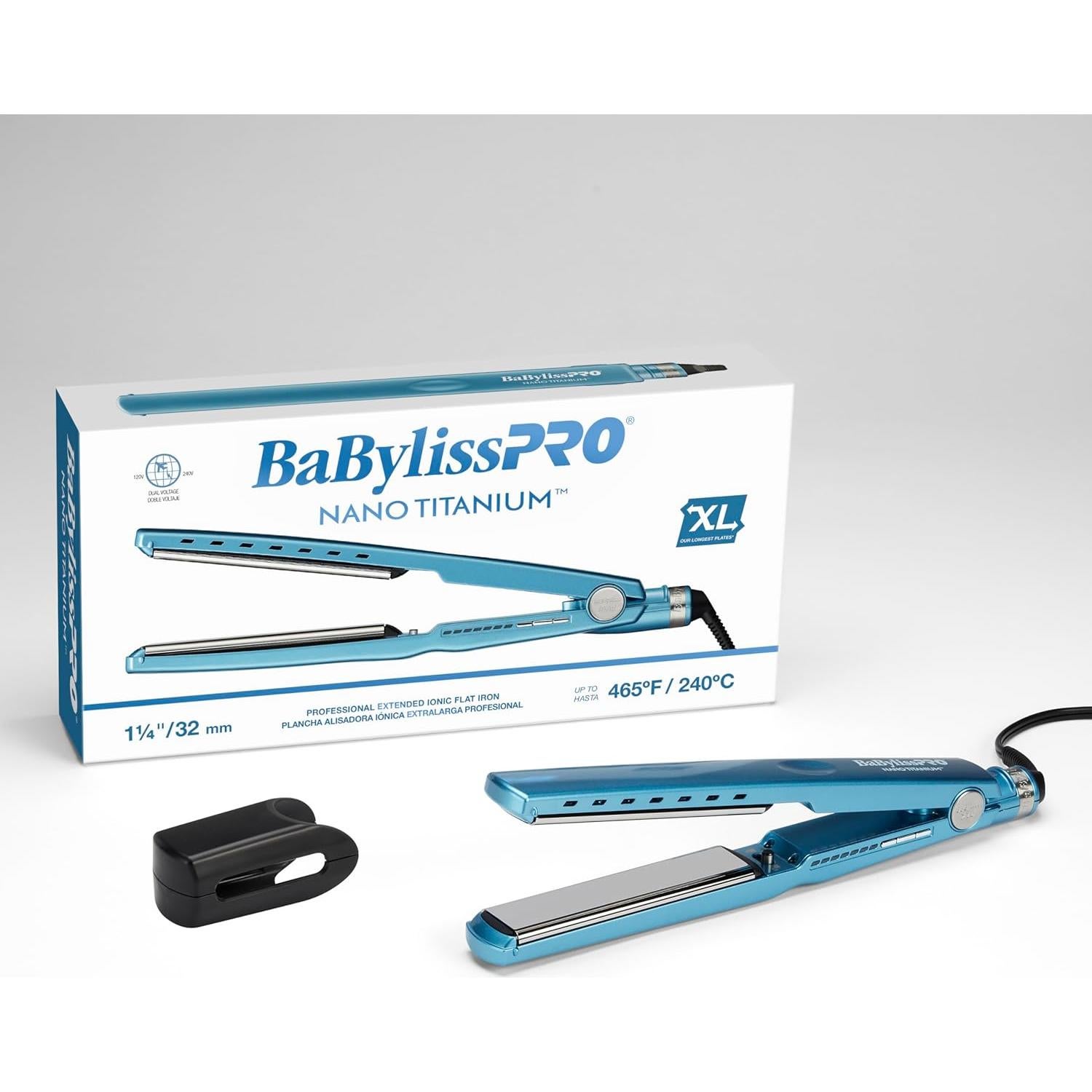 Plancha de Pelo Iónica BaBylissPRO BNT9091TXL 3.18 cm