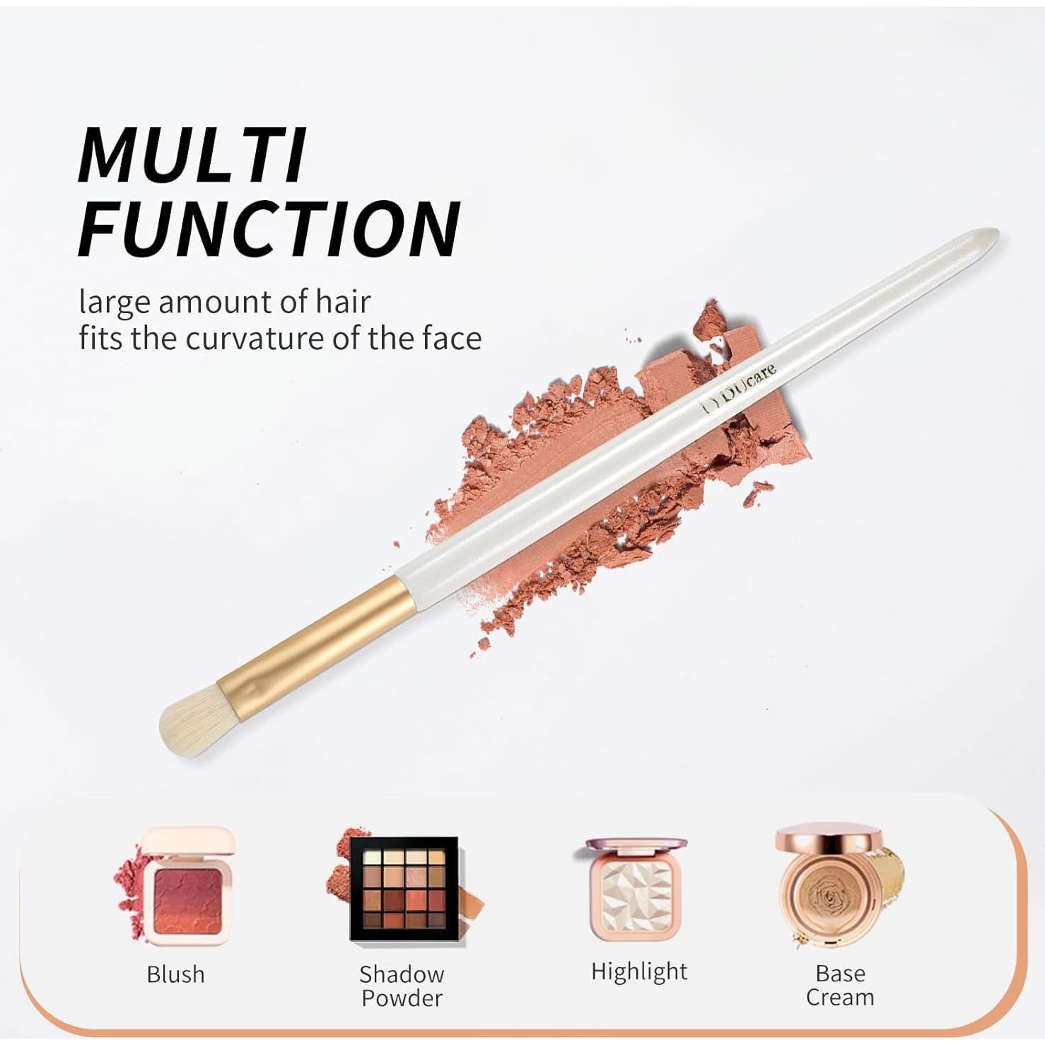 Brocha para Sombra de Ojos DUcare - Difuminado Fluffy Vegana