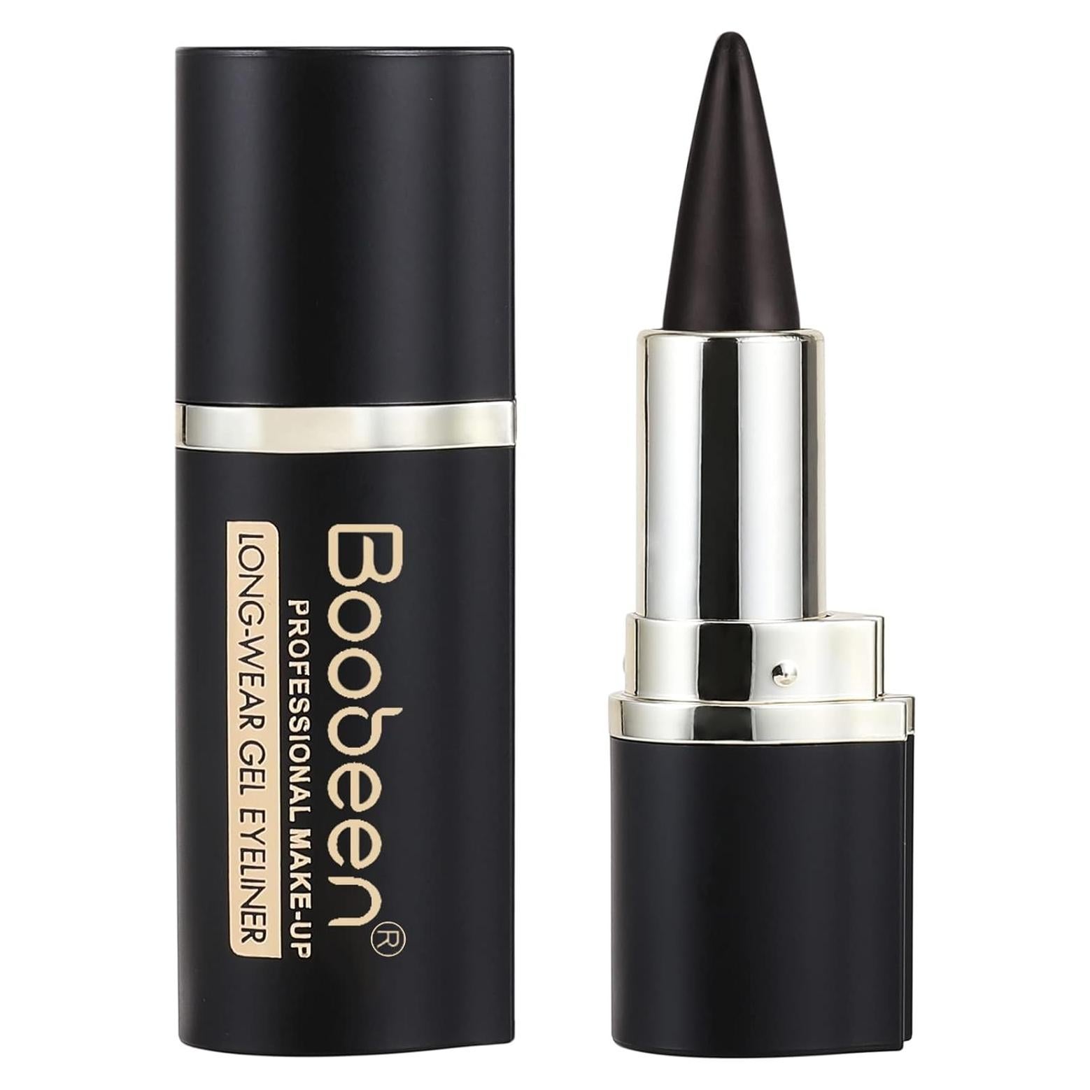 Lápiz de Eyeliner Boobeen - Gel Mate Marrón - Resistente al Agua