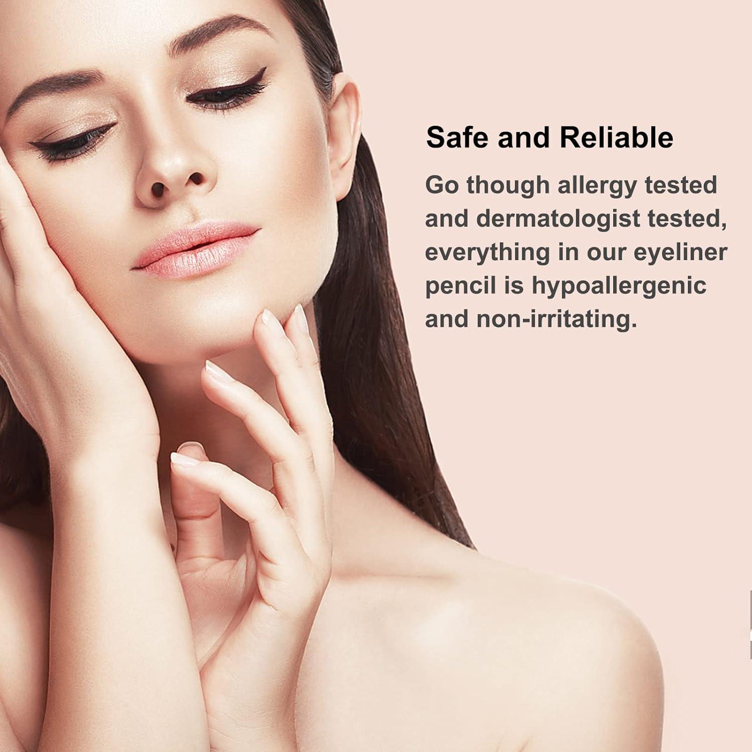 Lápiz de Eyeliner Boobeen - Gel Mate Marrón - Resistente al Agua