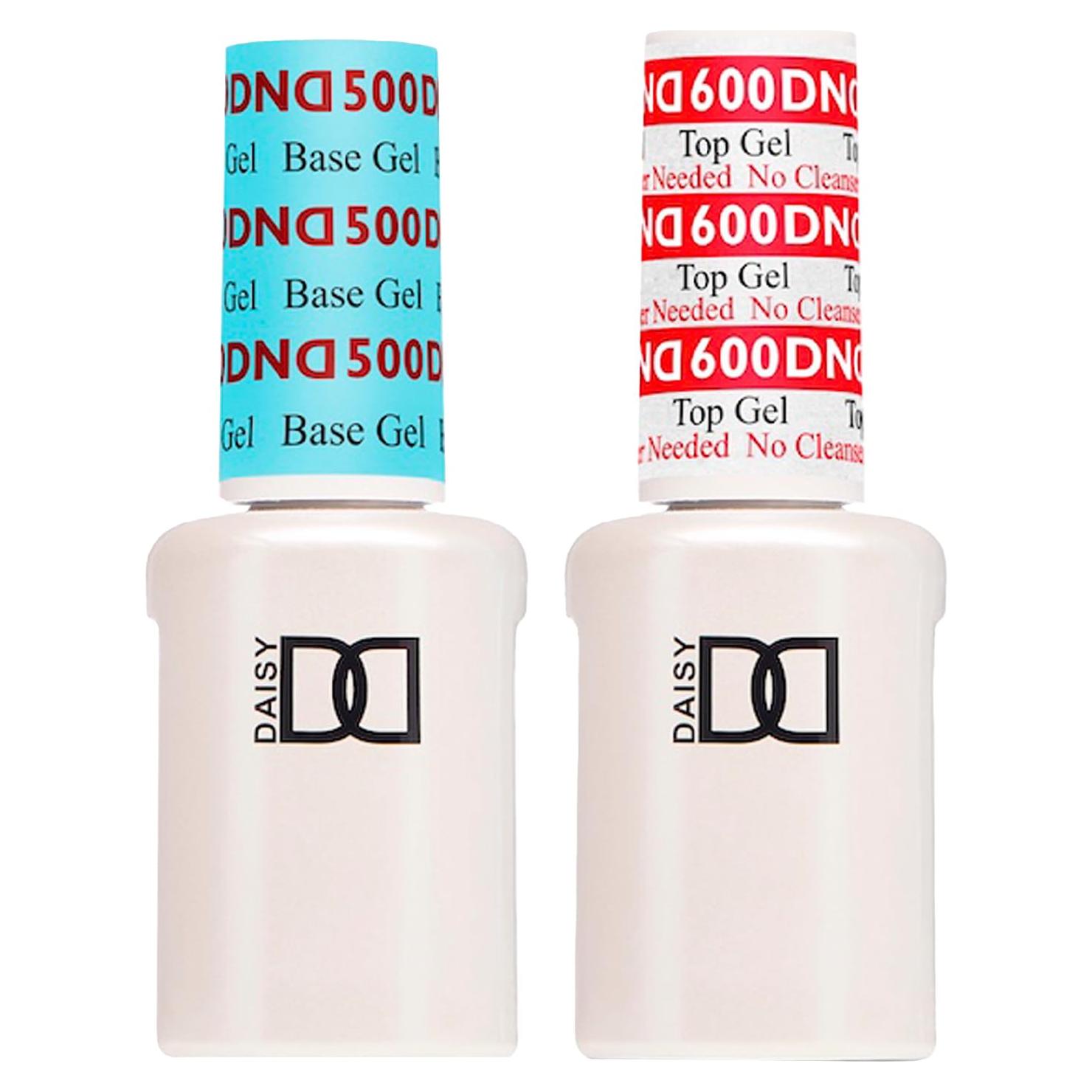 Conjunto Esmalte en Gel UV/LED DND Base y Top Coat 15ml