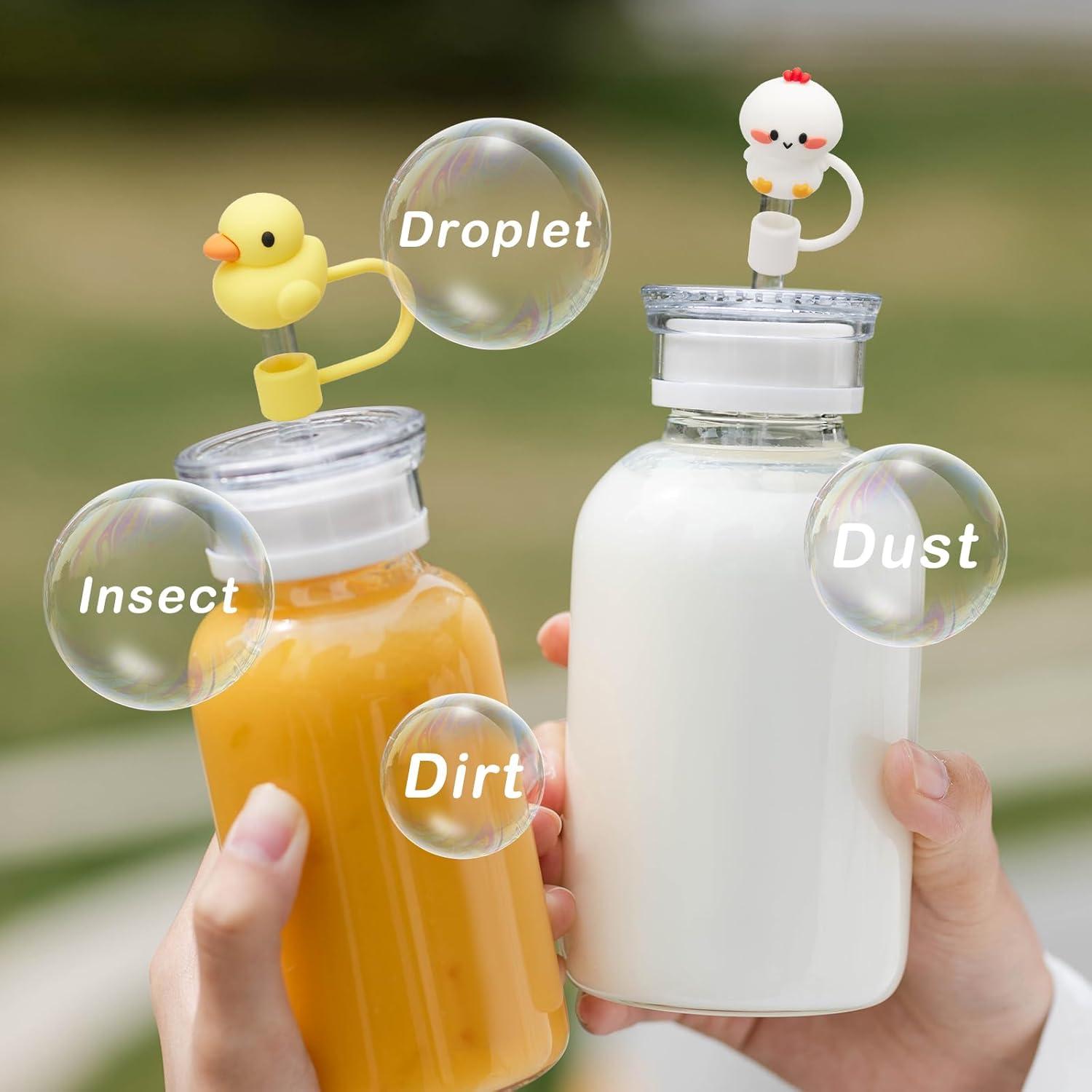 5 Tapas de Pajita Silicona HLUWA para Taza Stanley 30/40 Oz