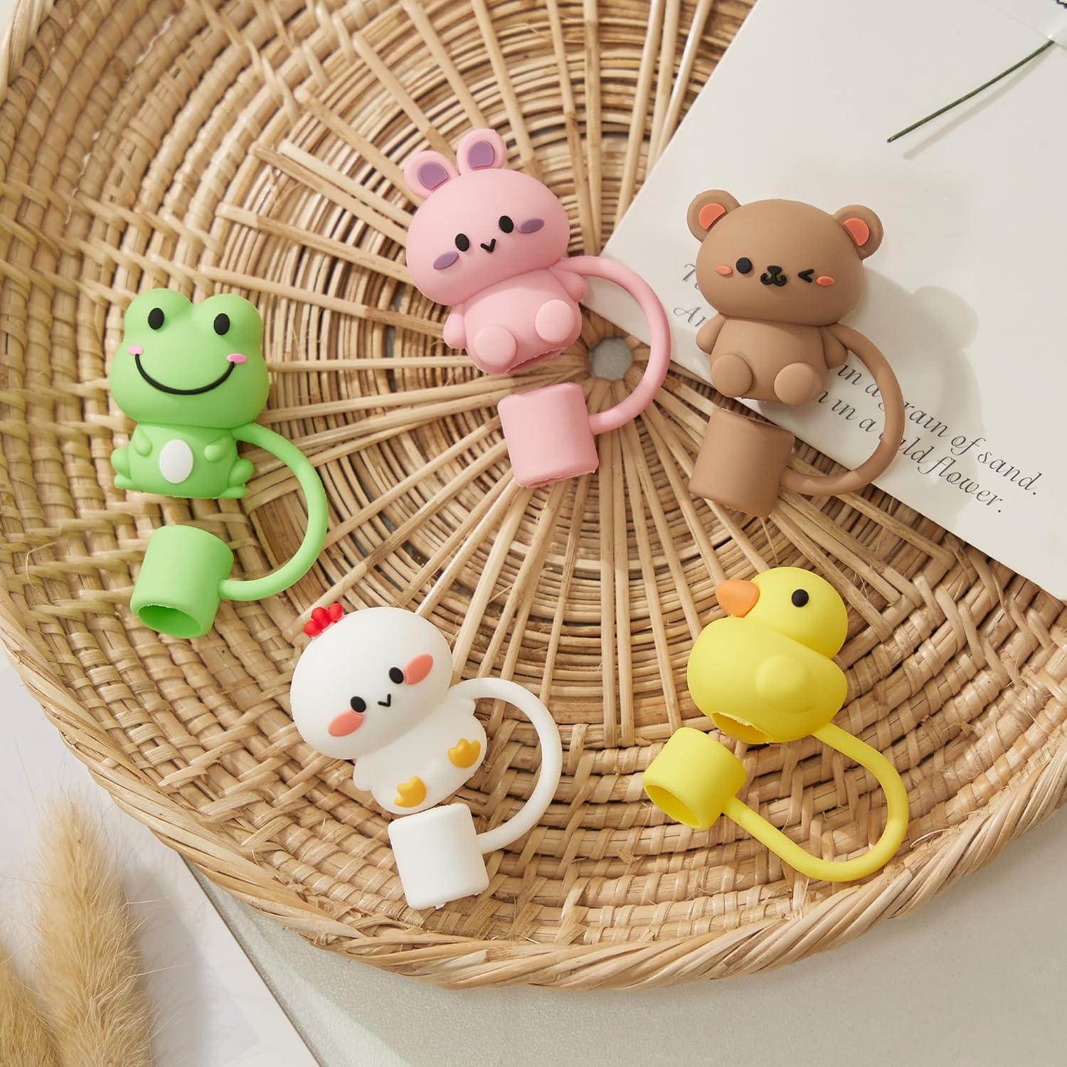 5 Tapas de Pajita Silicona HLUWA para Taza Stanley 30/40 Oz