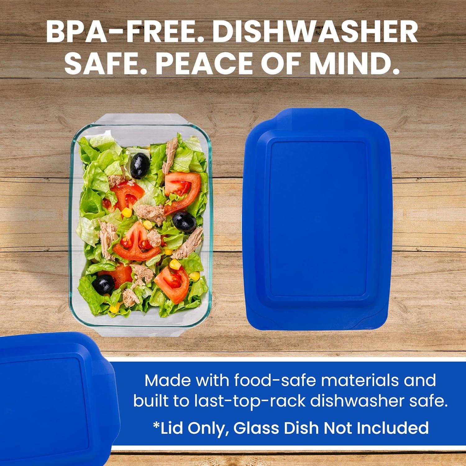 Tapa de Reemplazo MRX para Pyrex 9x13 sin Manijas - 2 Piezas