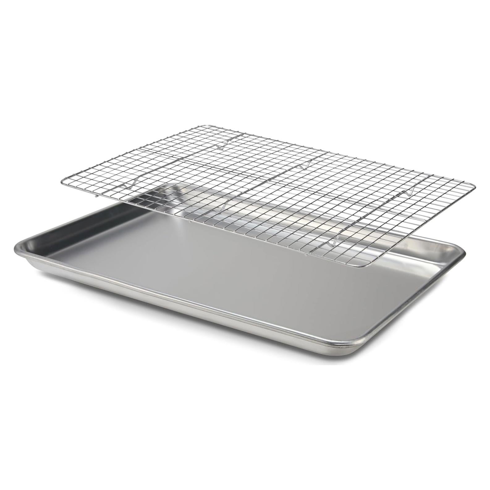 Bandeja para Hornear Checkered Chef 45.7 x 33 cm + Rejilla