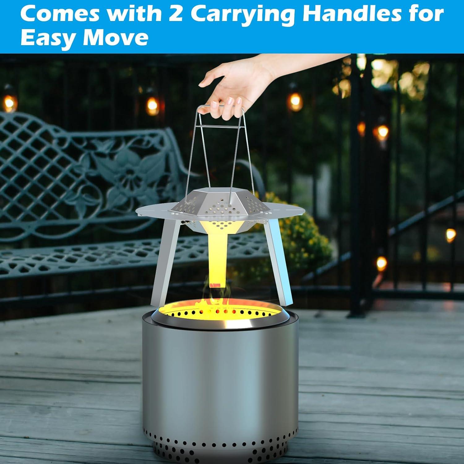 Difusor de Calor LS'BABQ para Fogón Solo Stove Ranger 38 cm