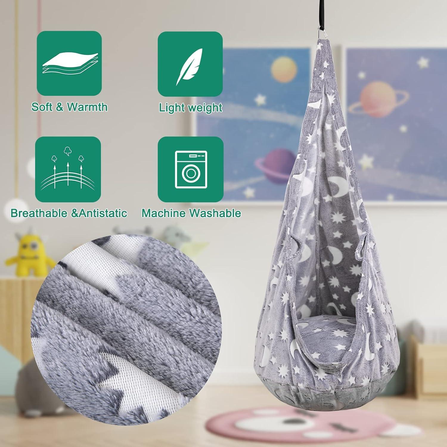 Silla de columpio sensorial ZAIXIA con cojín inflable 70x150cm