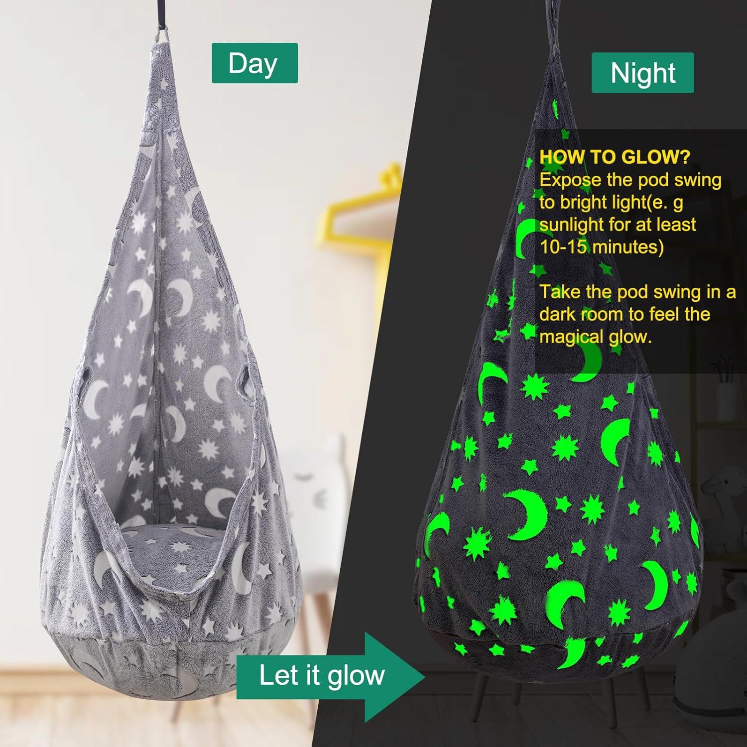 Silla de columpio sensorial ZAIXIA con cojín inflable 70x150cm