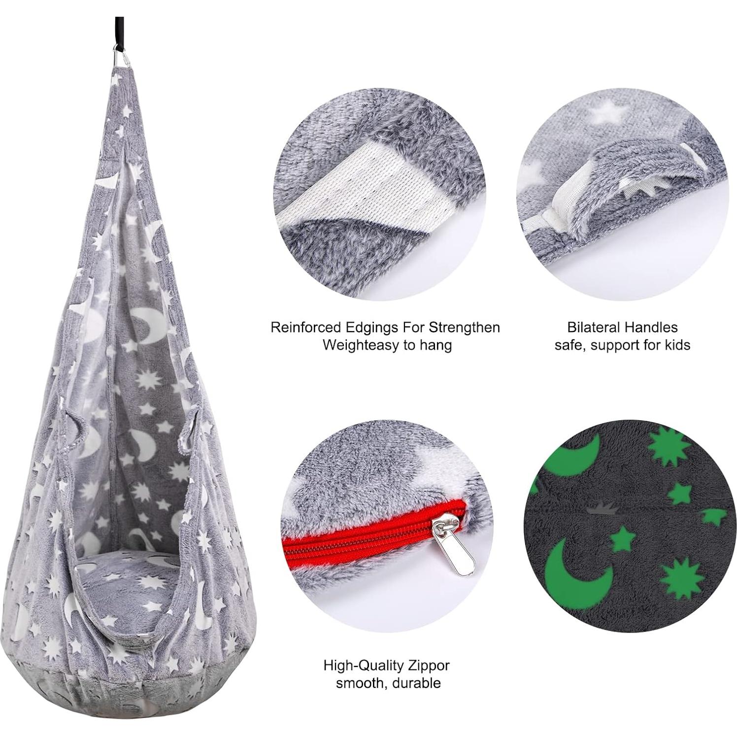 Silla de columpio sensorial ZAIXIA con cojín inflable 70x150cm