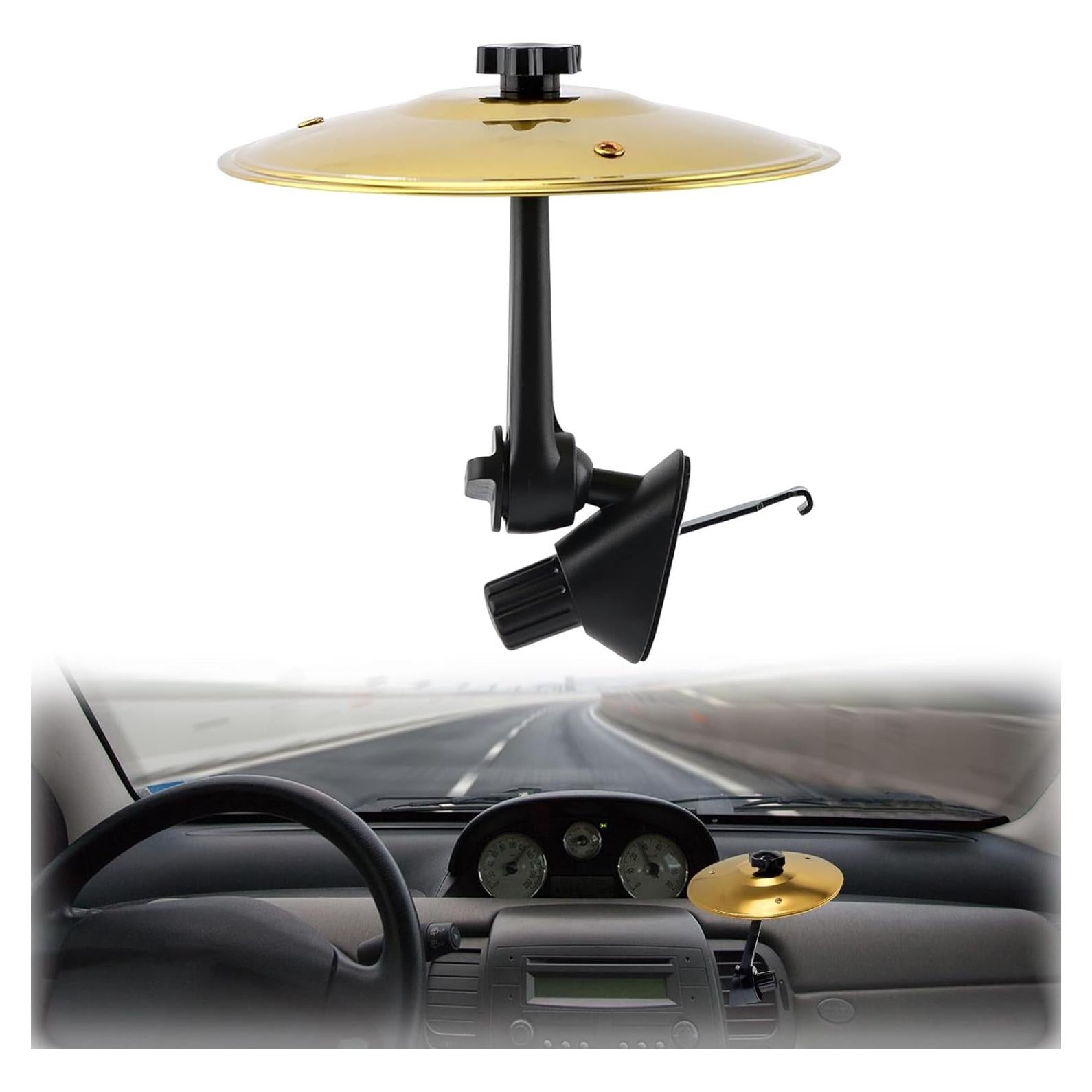 Cymbal de coche mini Oro G25070314 - Fácil instalación y sonido realista