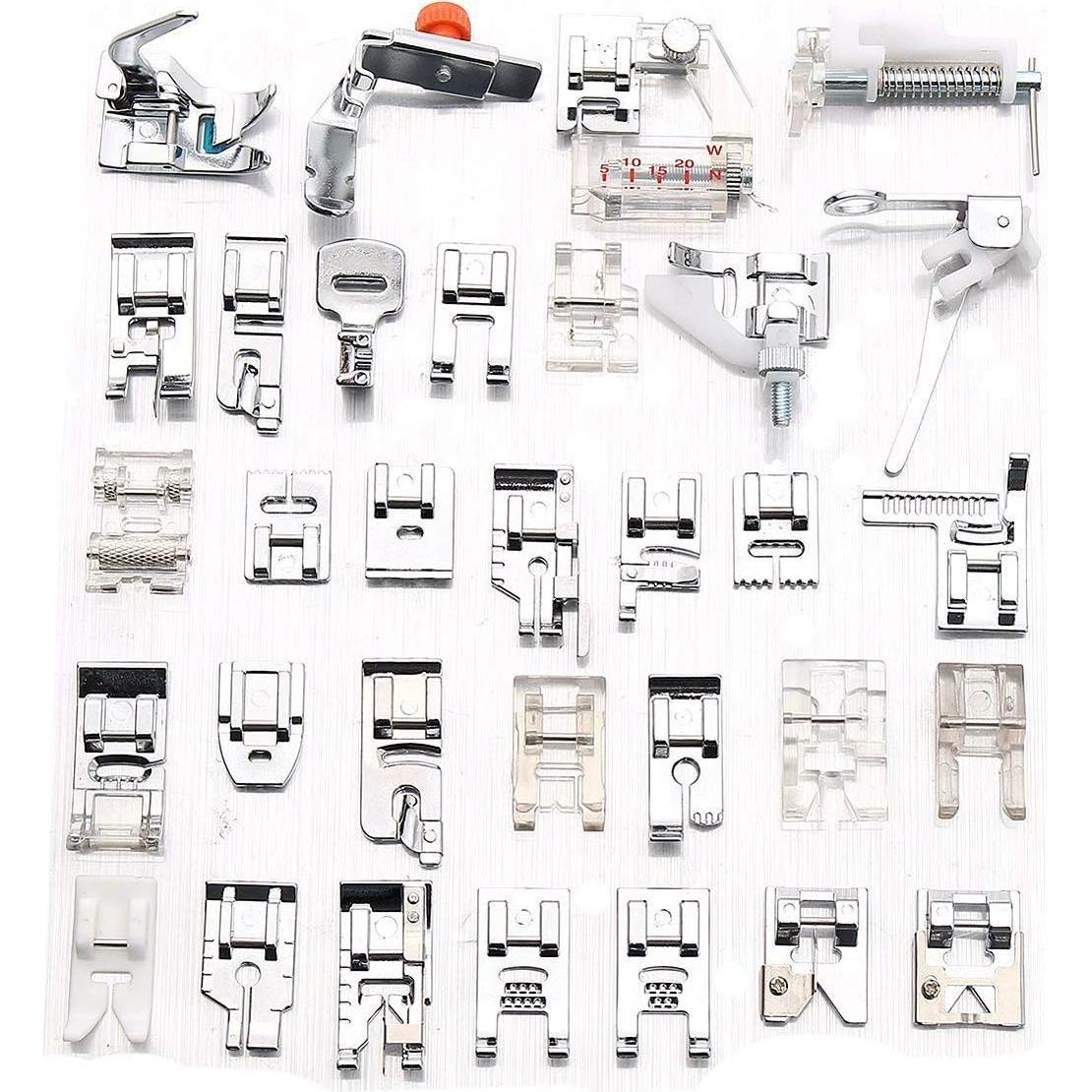 Juego de Pies Prensatelas 32 PCS YEQIN para Máquinas de Coser