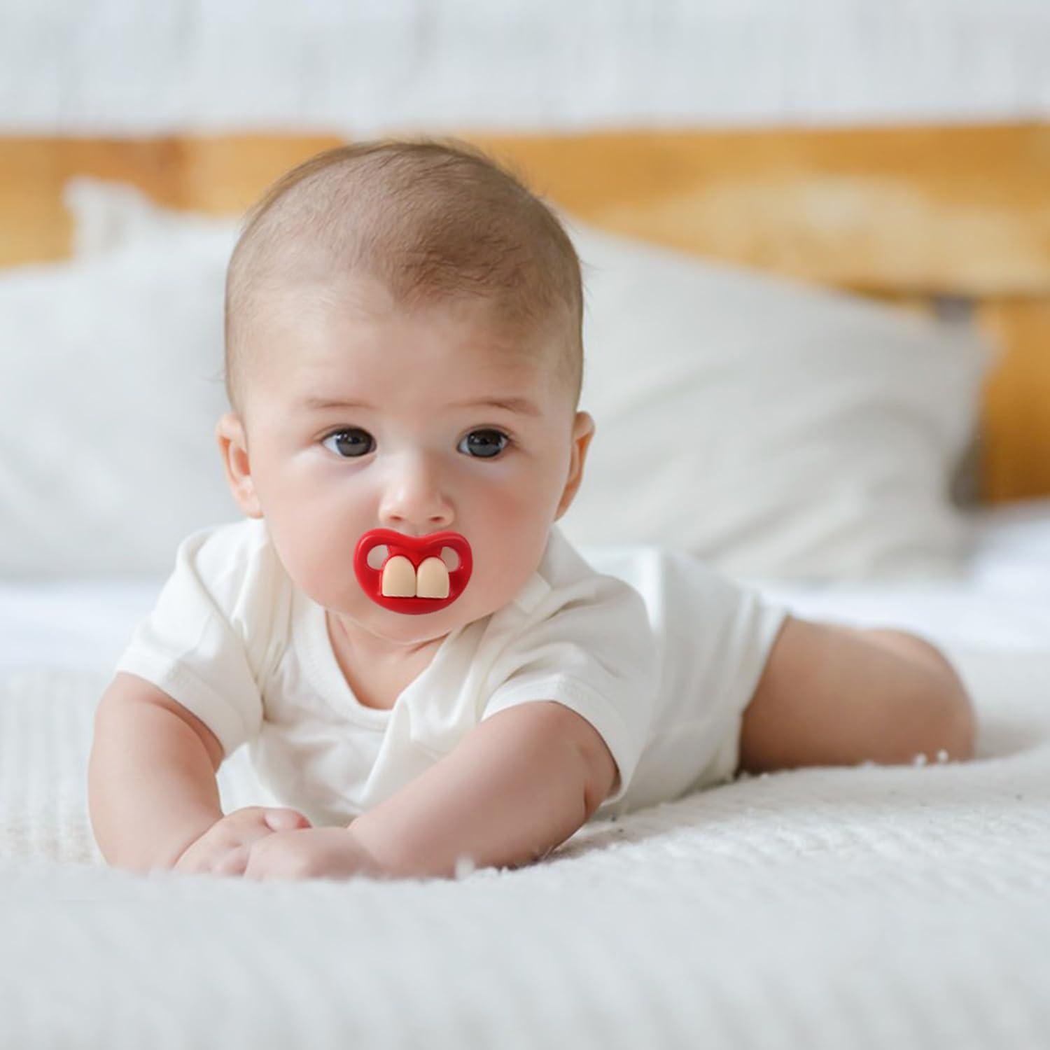 Chupetes Divertidos para Bebés Unisex - 3 Piezas de Silicona