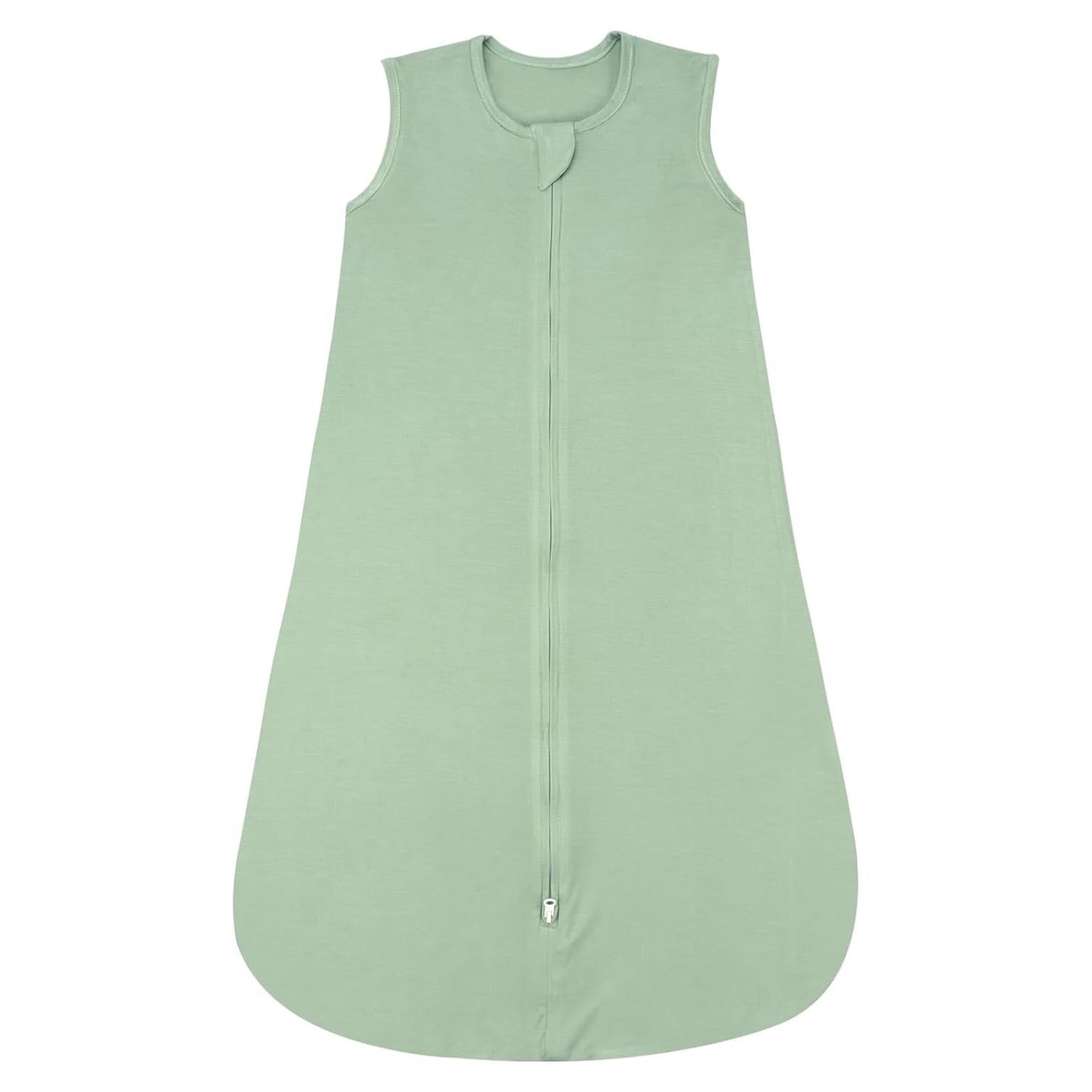 Saco de dormir de bambú Lilbestie 0-6 meses verde 0.5 TOG