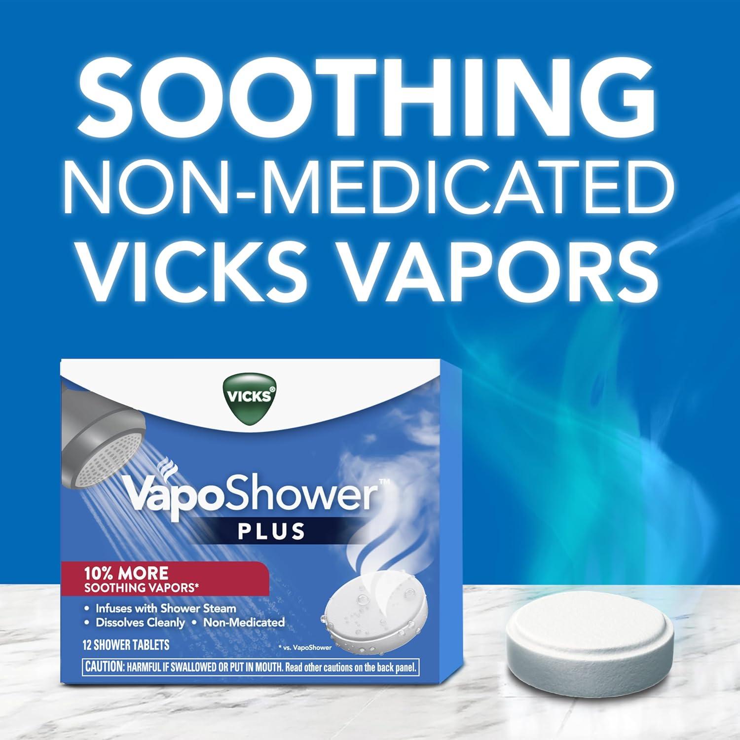 Vicks VapoShower Plus 12 Tabletas + DayQuil 48 LiquiCaps + NyQuil 24 LiquiCaps
