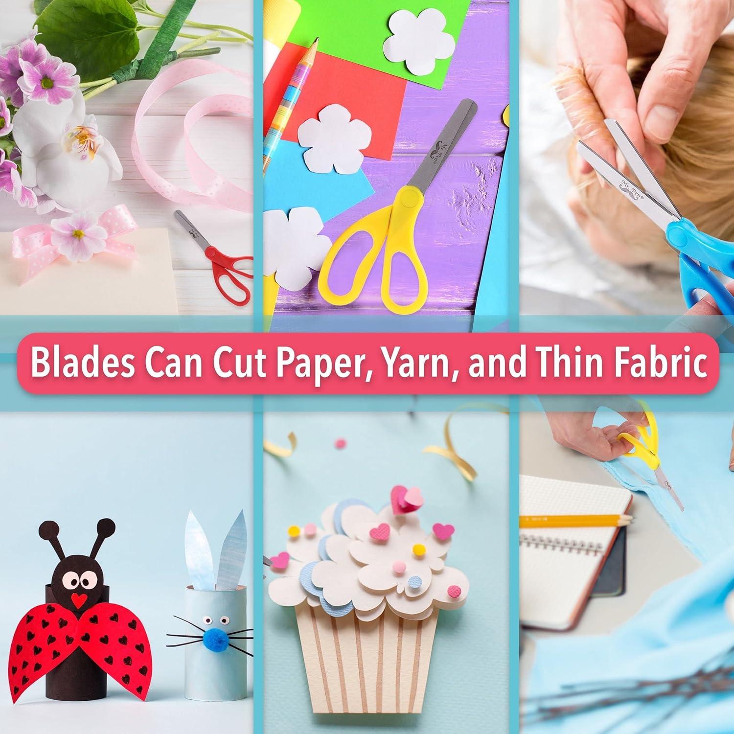 Tijeras para Niños Mr. Pen - Paquete de 6, 12.7 cm, Seguridad