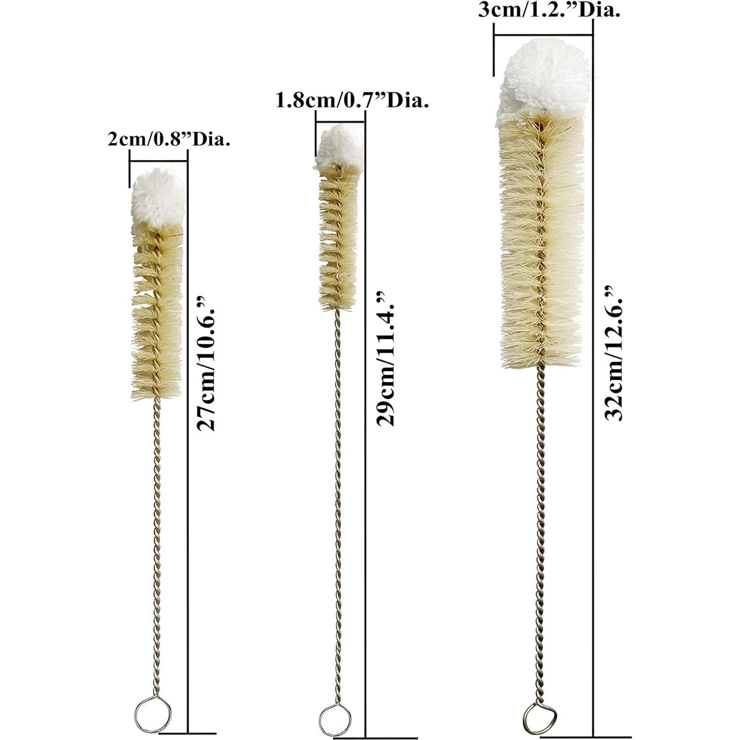 Juego de cepillos de limpieza NewFerU para botellas - 3 tamaños