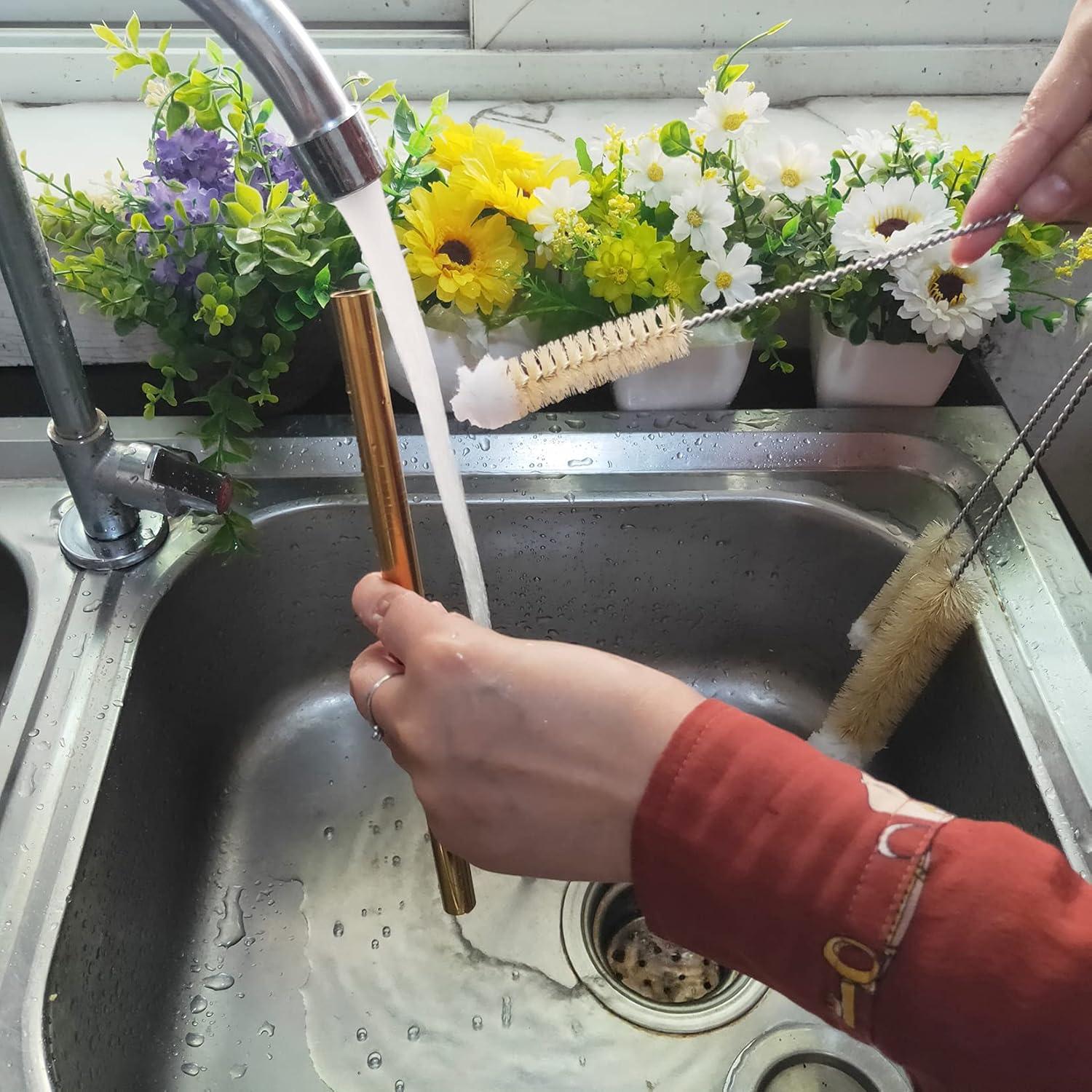 Juego de cepillos de limpieza NewFerU para botellas - 3 tamaños
