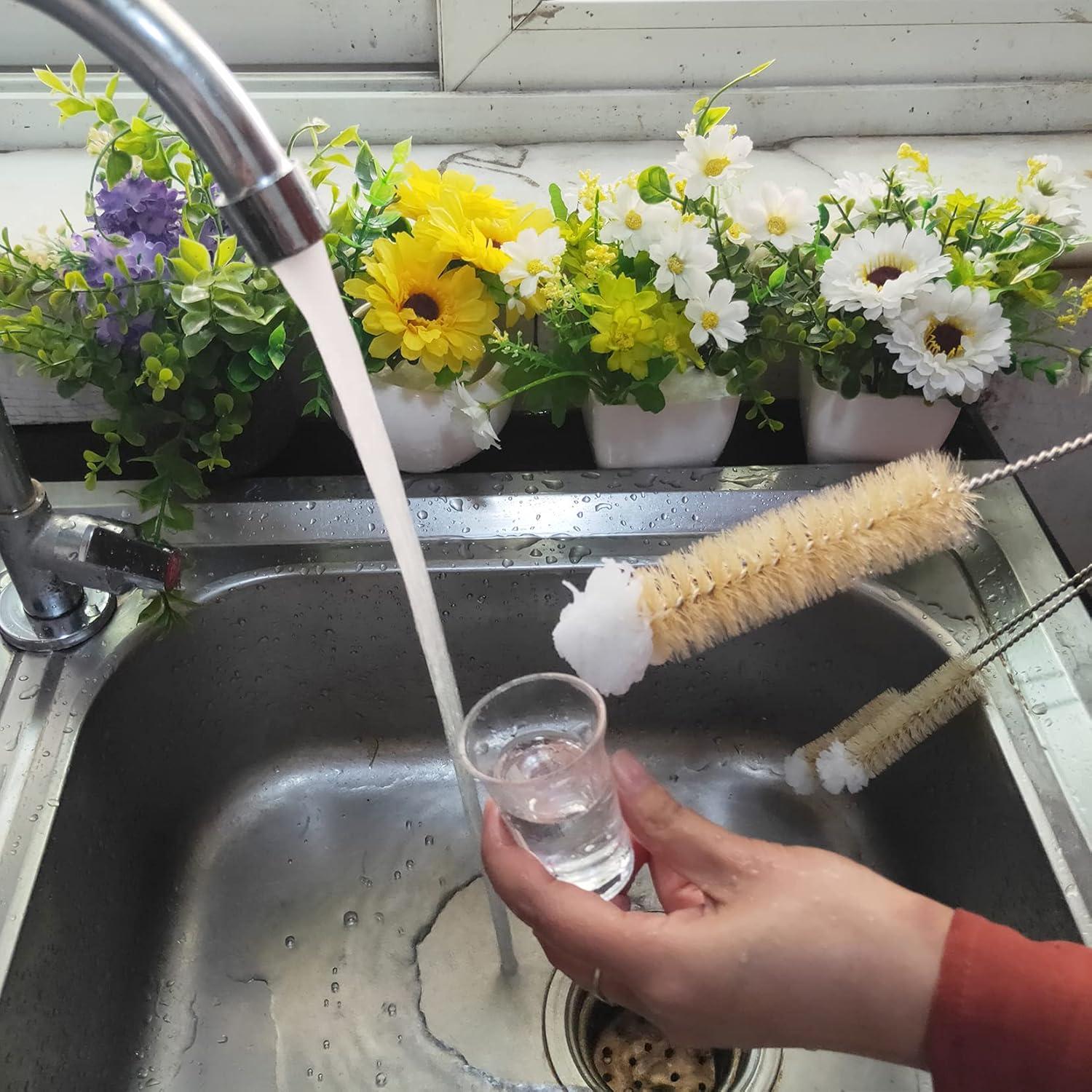 Juego de cepillos de limpieza NewFerU para botellas - 3 tamaños
