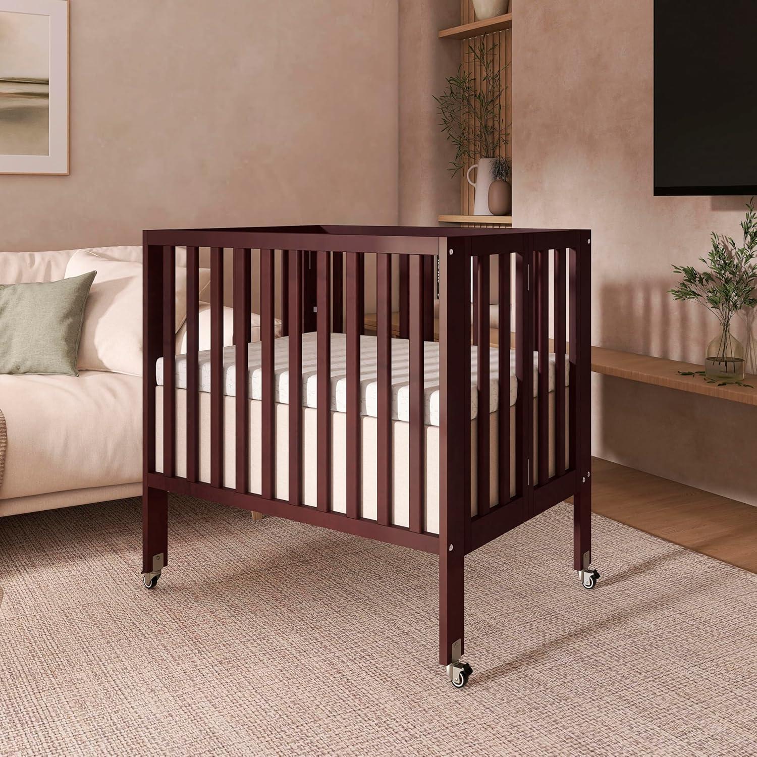 Cuna Mini Plegable Dream On Me Jett Espresso, 3 Alturas