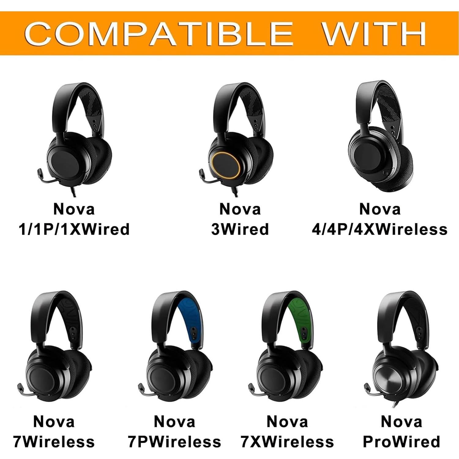 Almohadillas para Auriculares SteelSeries Arctis Nova Pro Cable