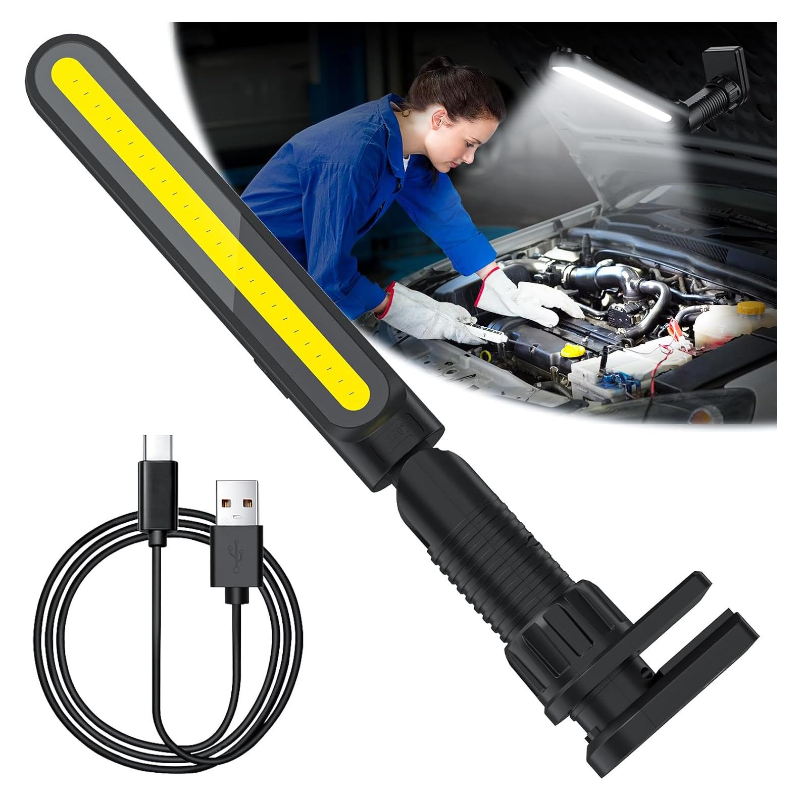 Luz de Trabajo LED Recargable GODENBA 1200LM Magnética 2200mAh