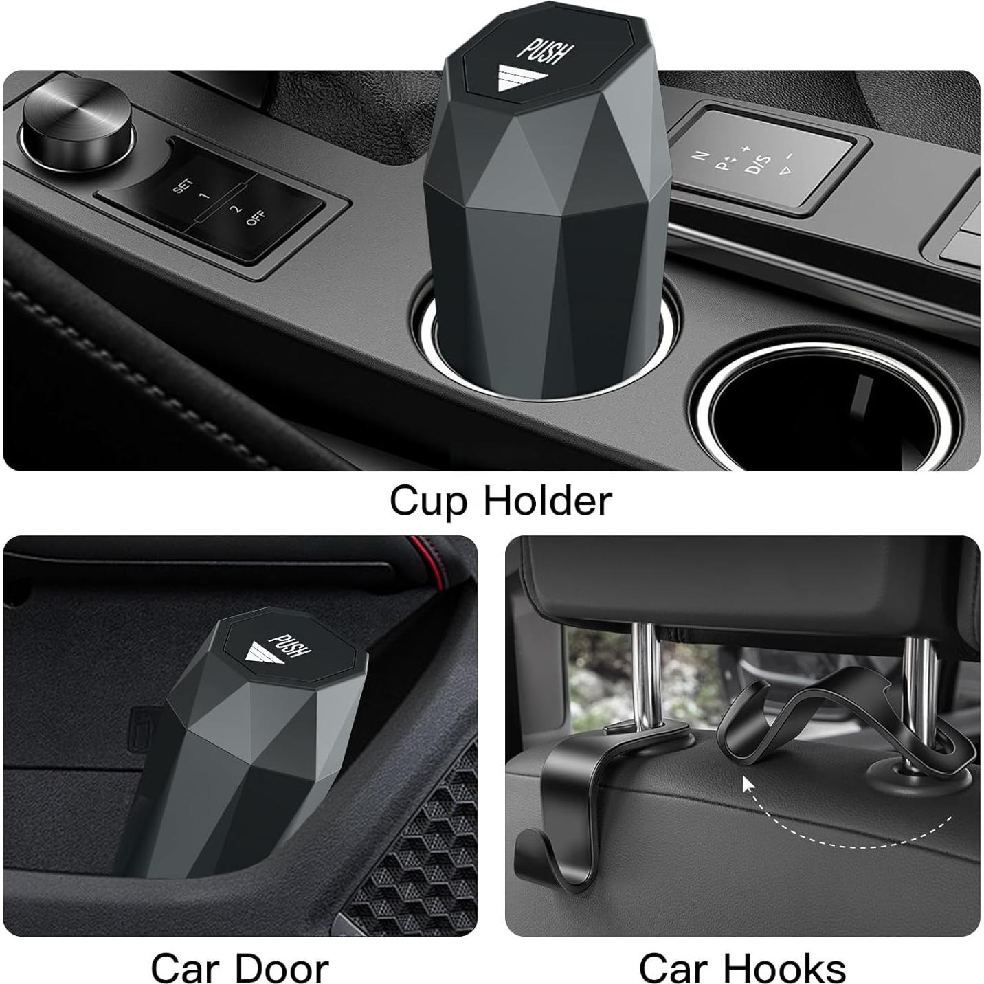 Basurero de Auto YIOVVOM Compacto Impermeable con 90 Bolsas