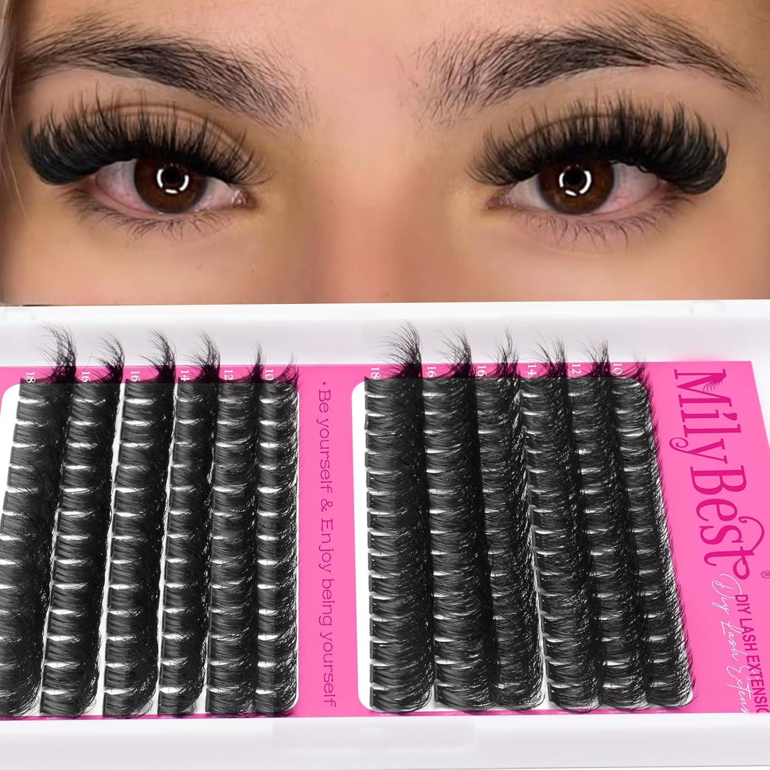 Kit de Extensión de Pestañas MilyBest 100D 150D 10-18mm
